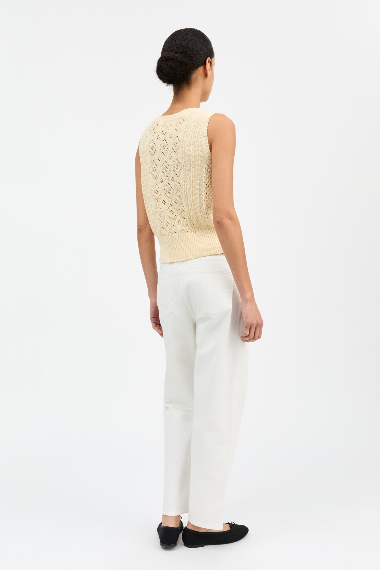 Skall Studio Alexa top Top Pastel yellow