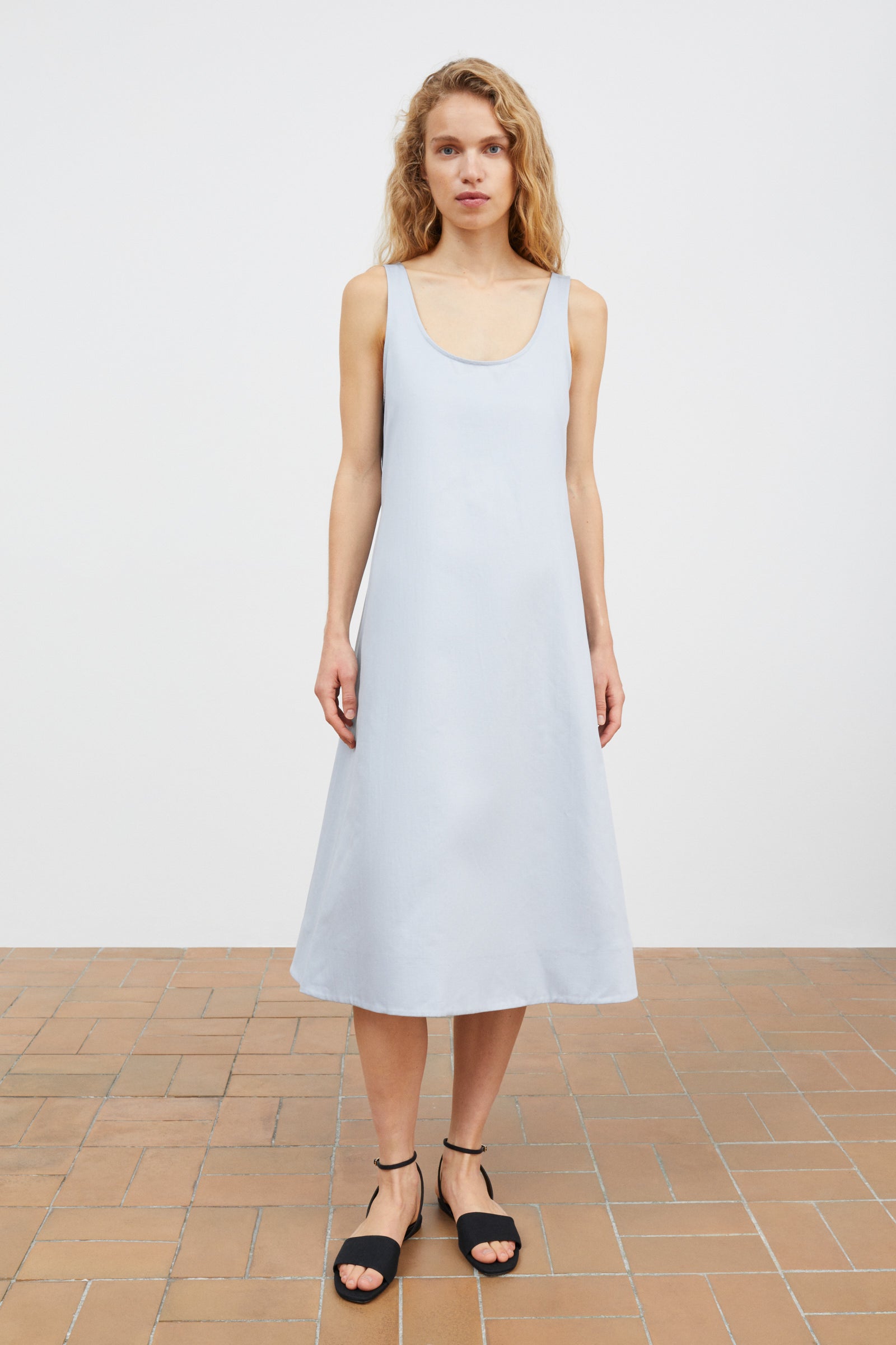 Skall Studio Amanda dress Dress Dusty blue