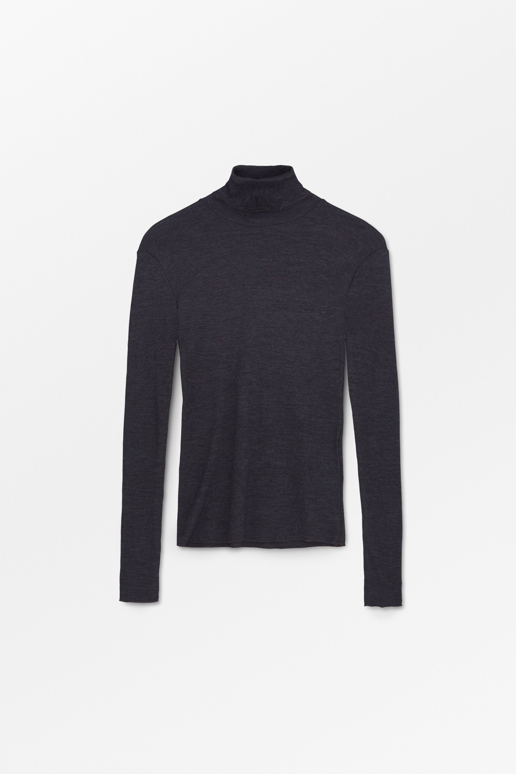 Skall Studio Amy T-neck Turtleneck Dark Grey Melange