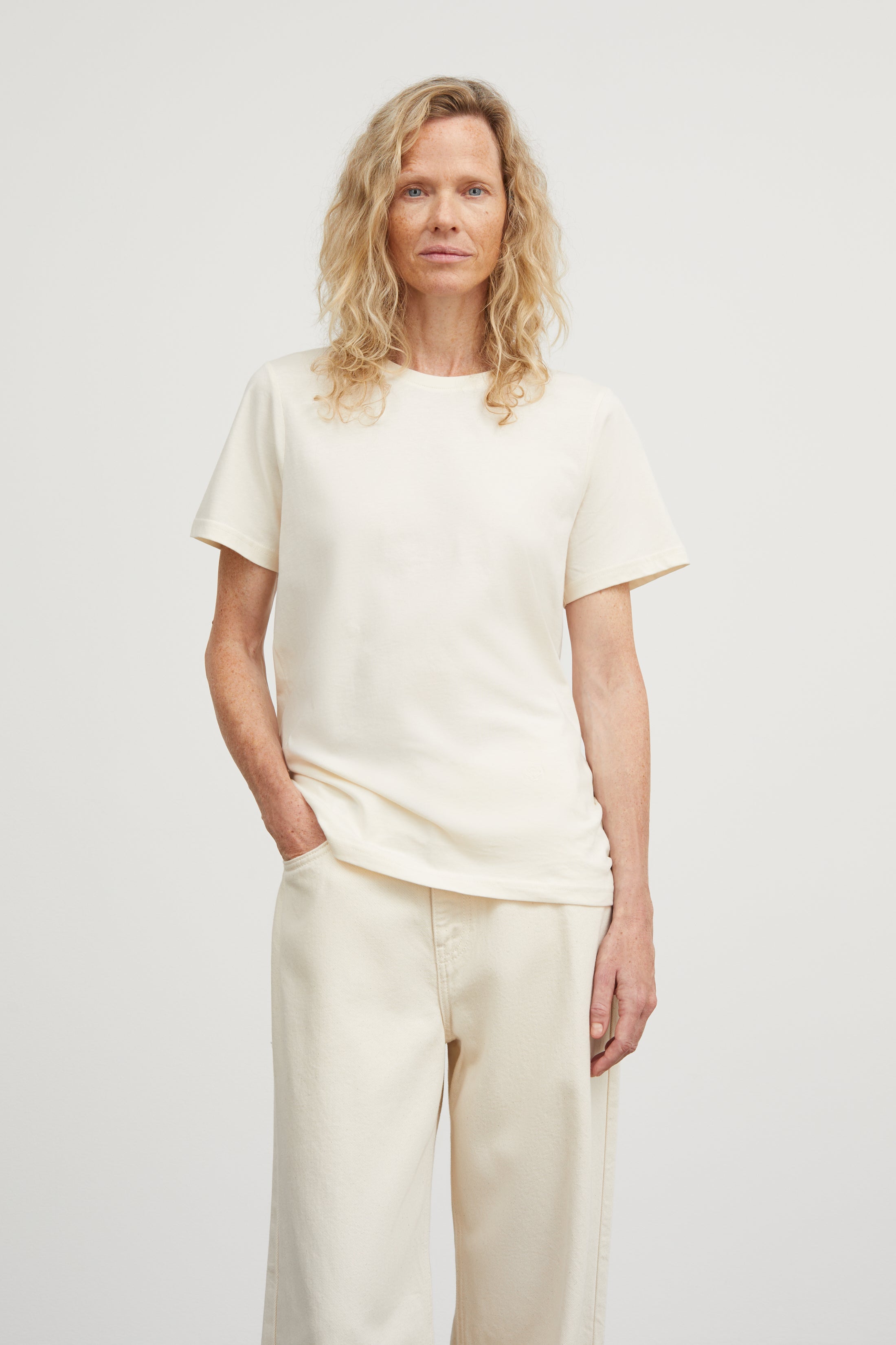 Skall Studio Andy tee T-shirt Light Cream