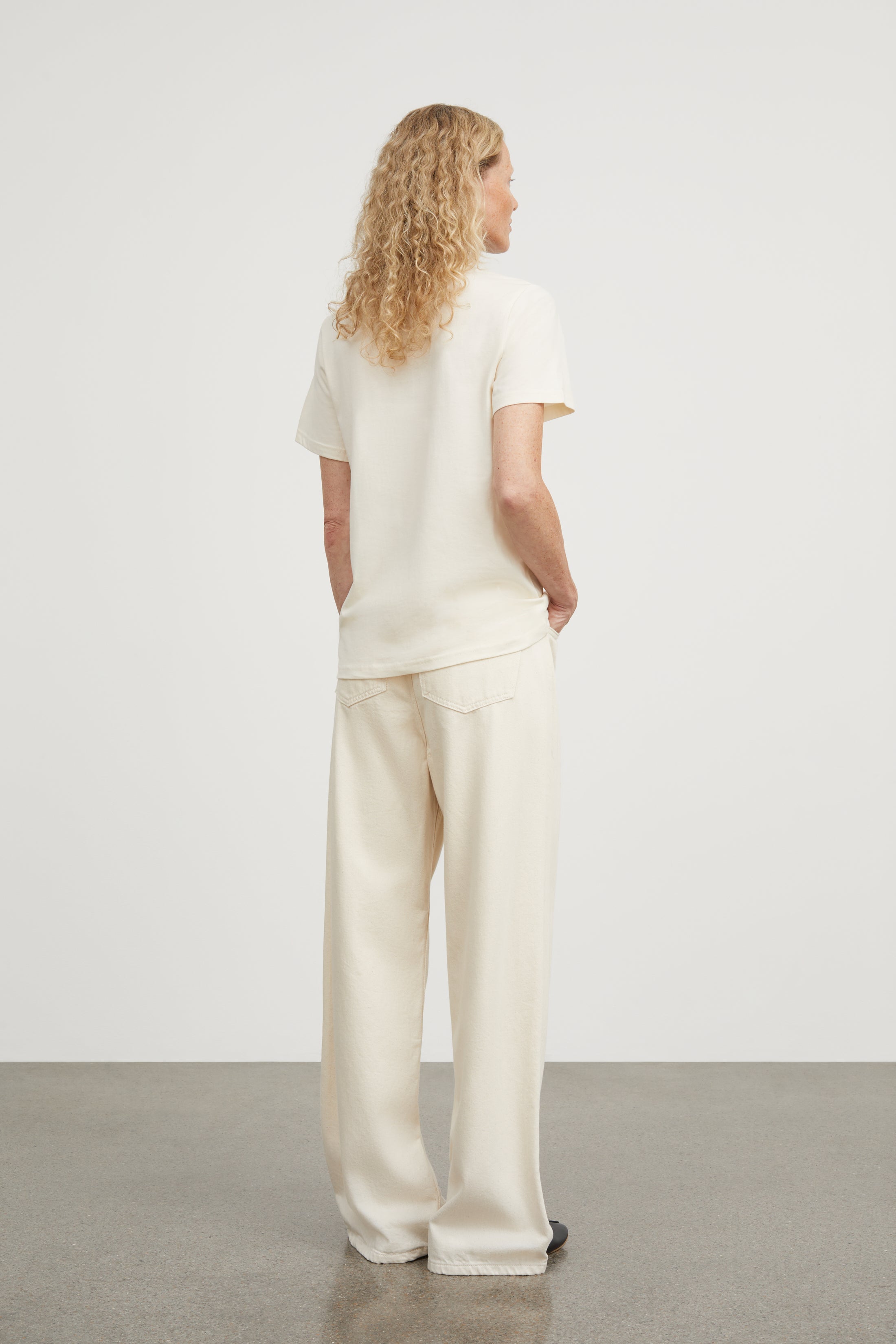 Skall Studio Andy tee T-shirt Light Cream