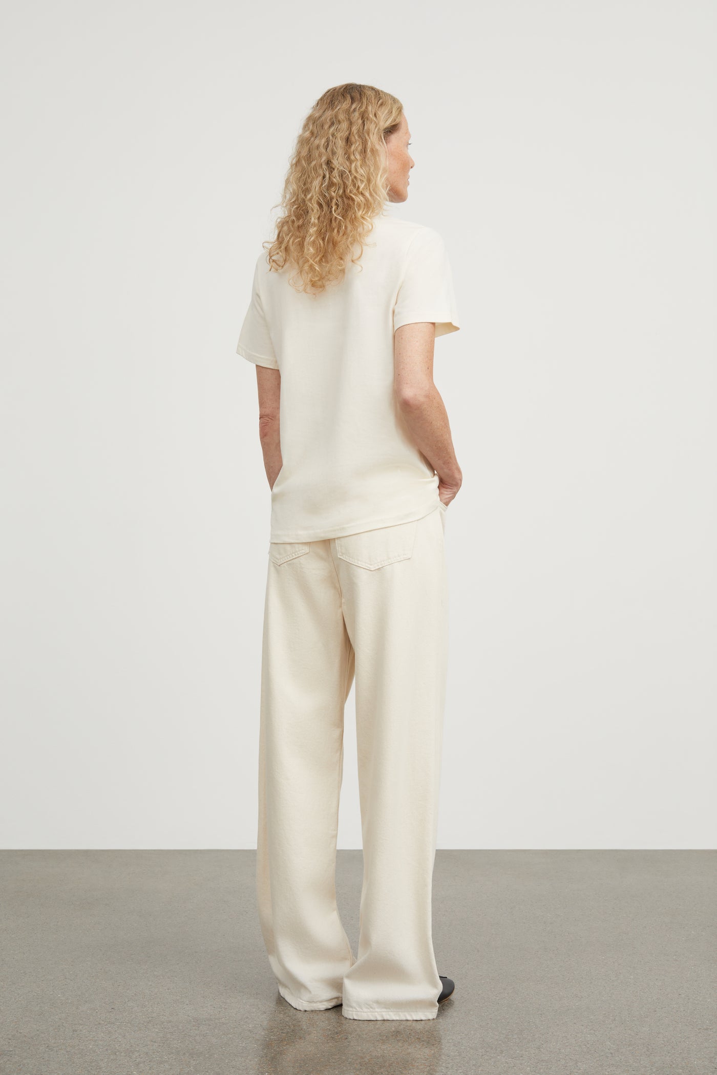 Skall Studio Andy tee T-shirt Light Cream