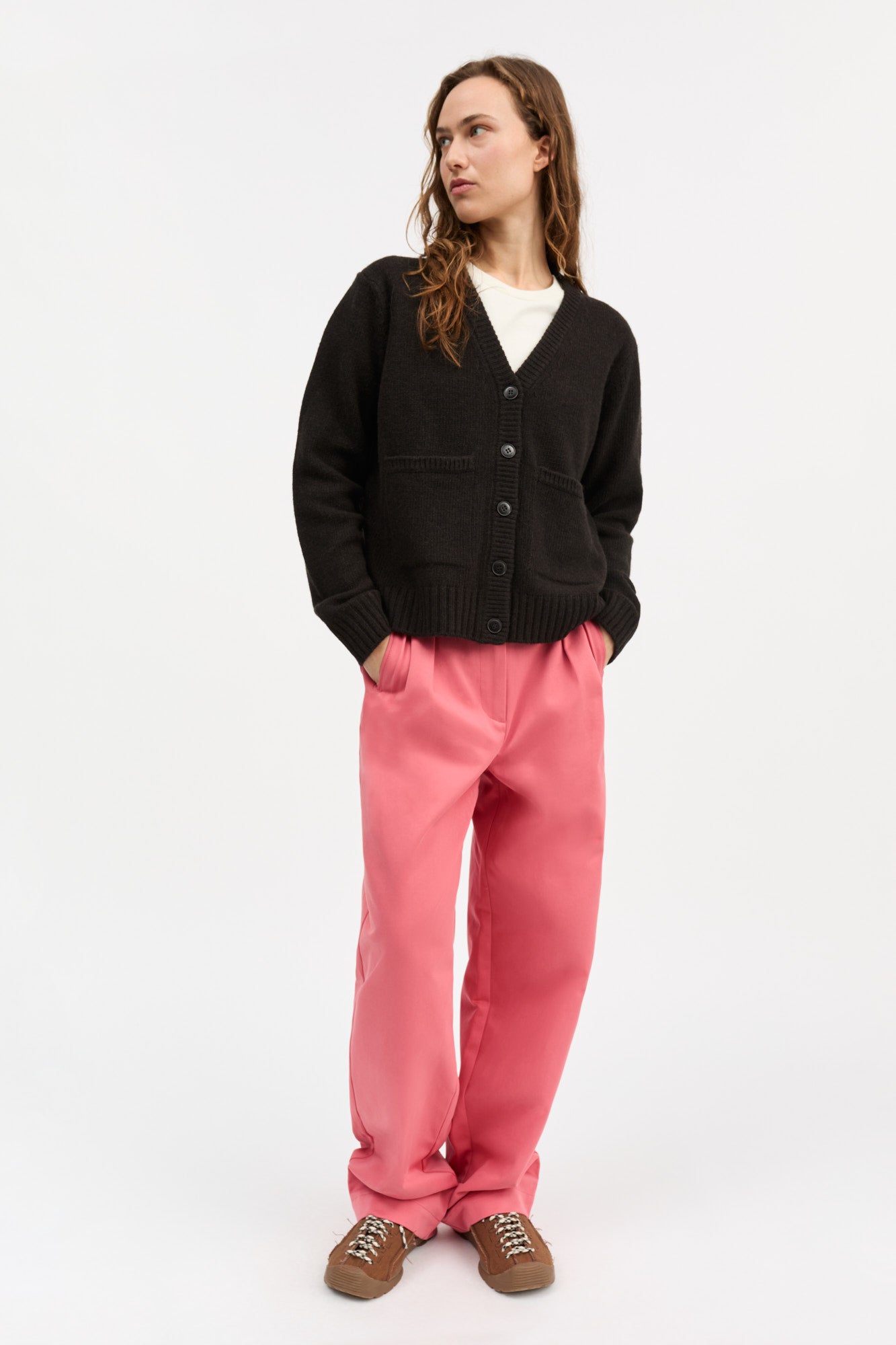 Skall Studio Beti cardigan Cardigan Deep brown