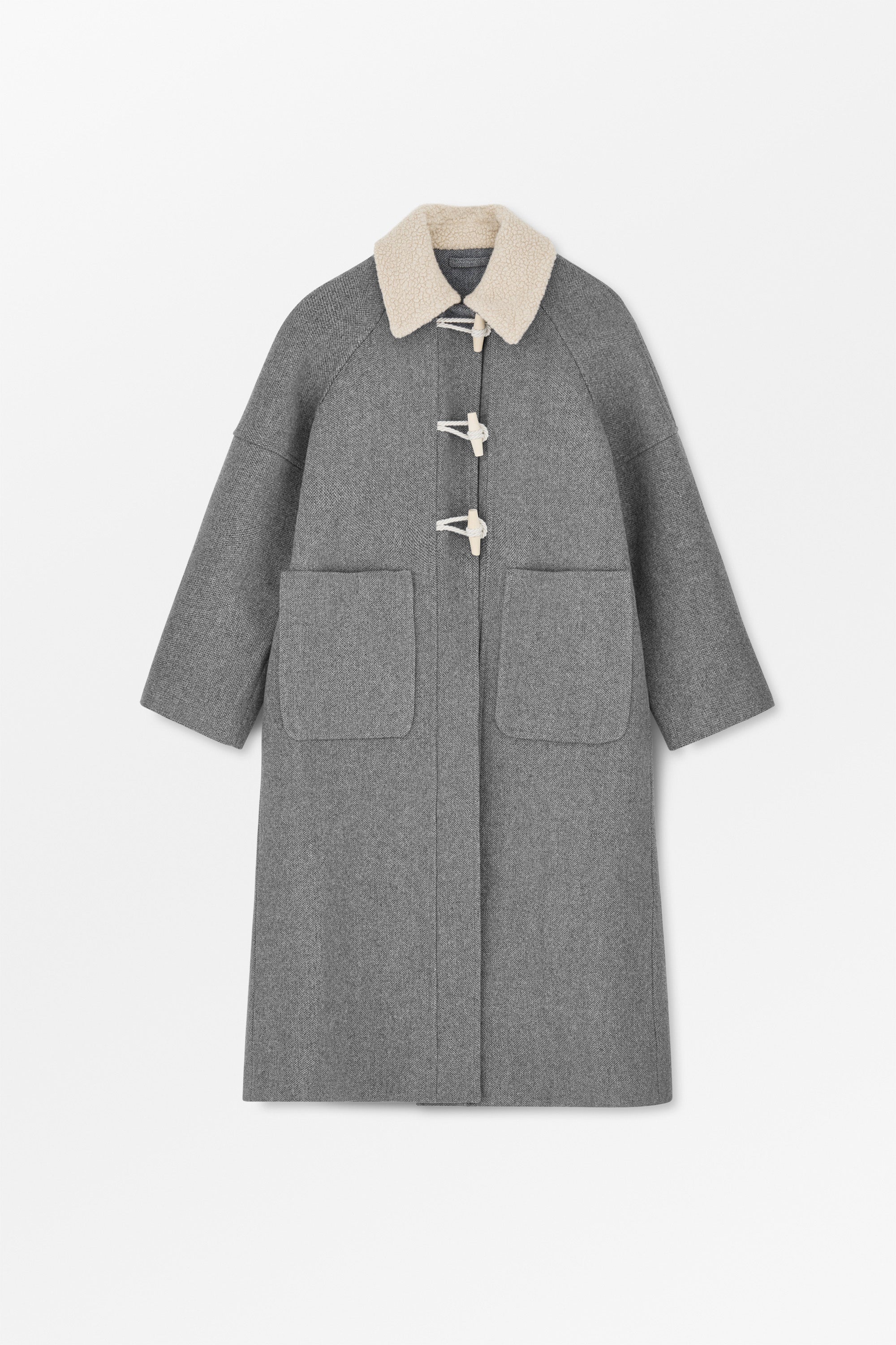 Skall Studio Bibi duffle coat Coat Grey structure