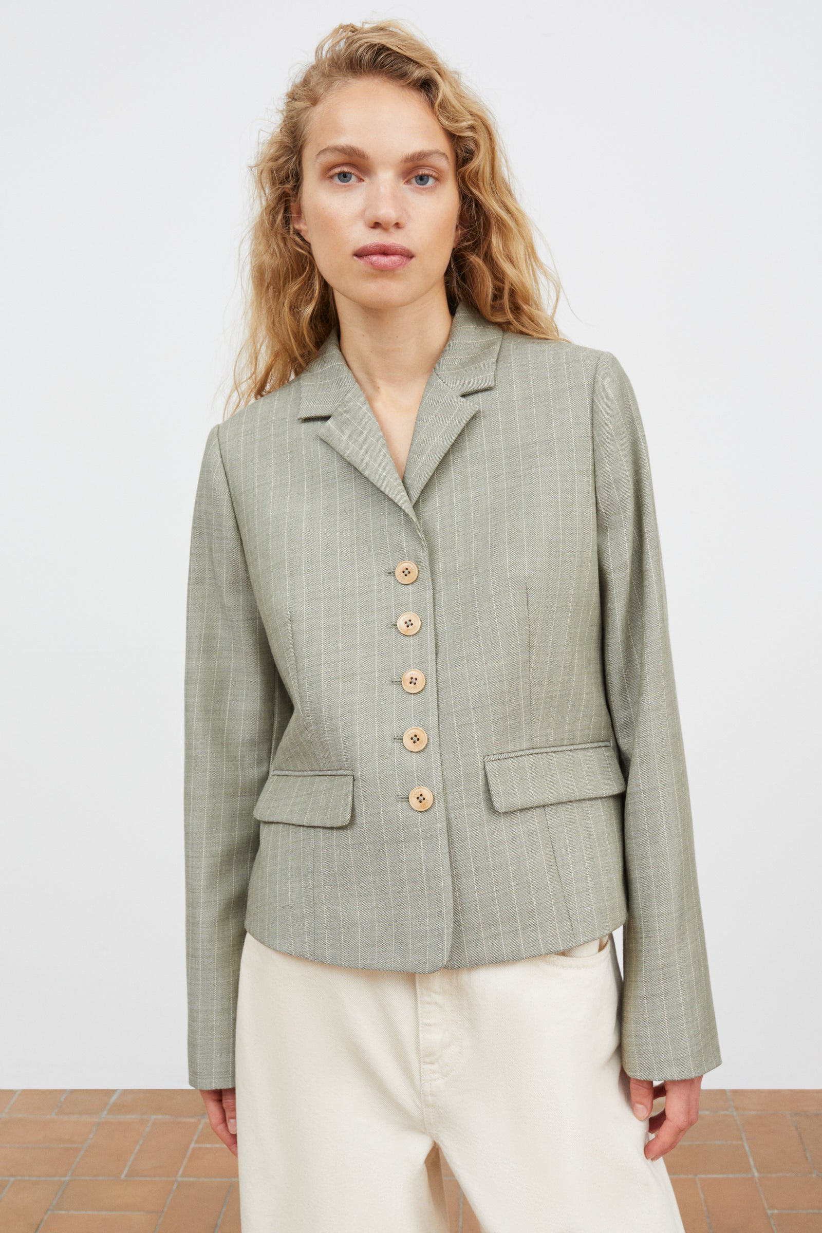 Skall Studio Blond jacket Jacket Light grey/Ecru