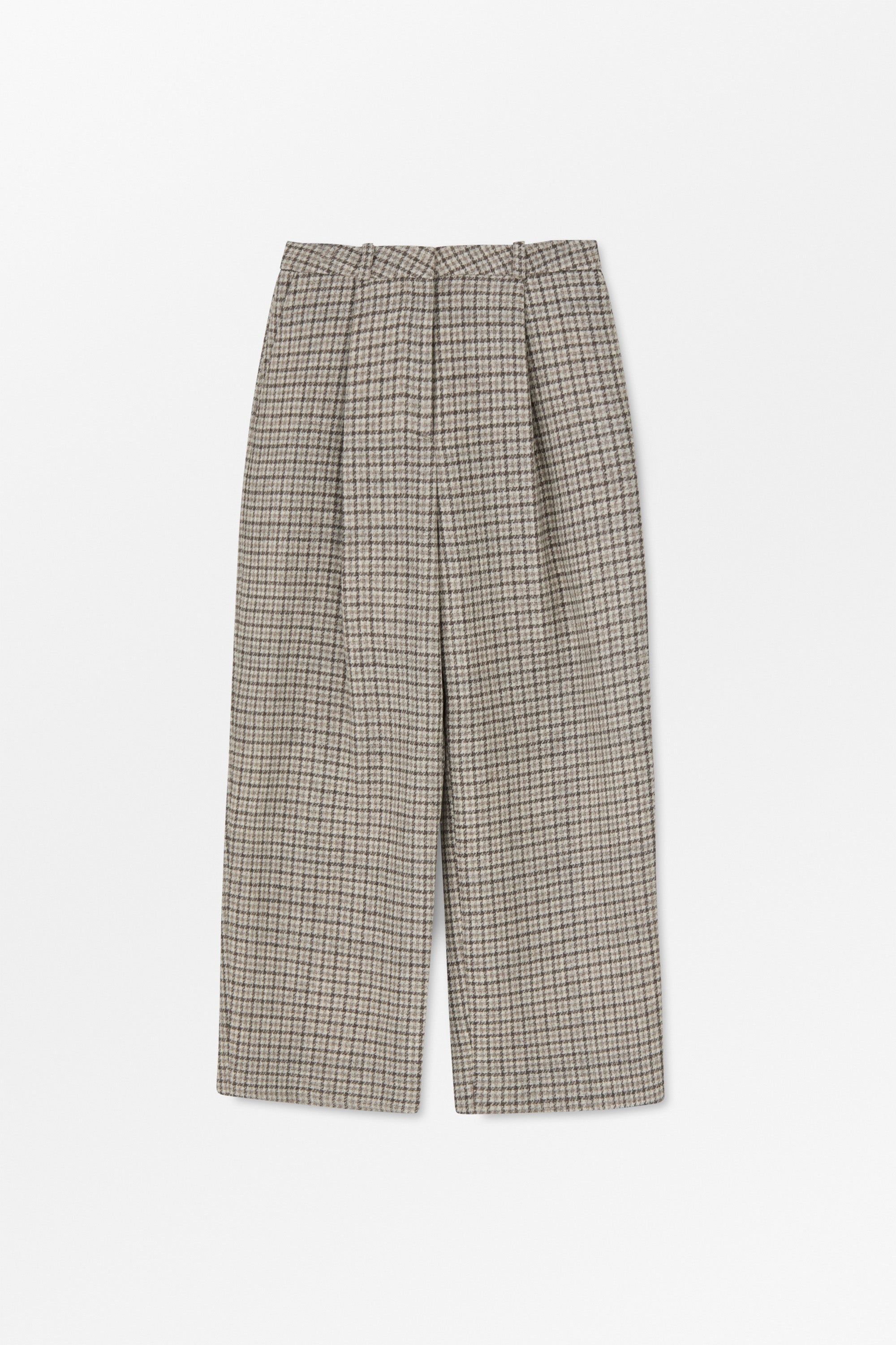Skall Studio Bob trousers Trousers Brown/grey small heritage check
