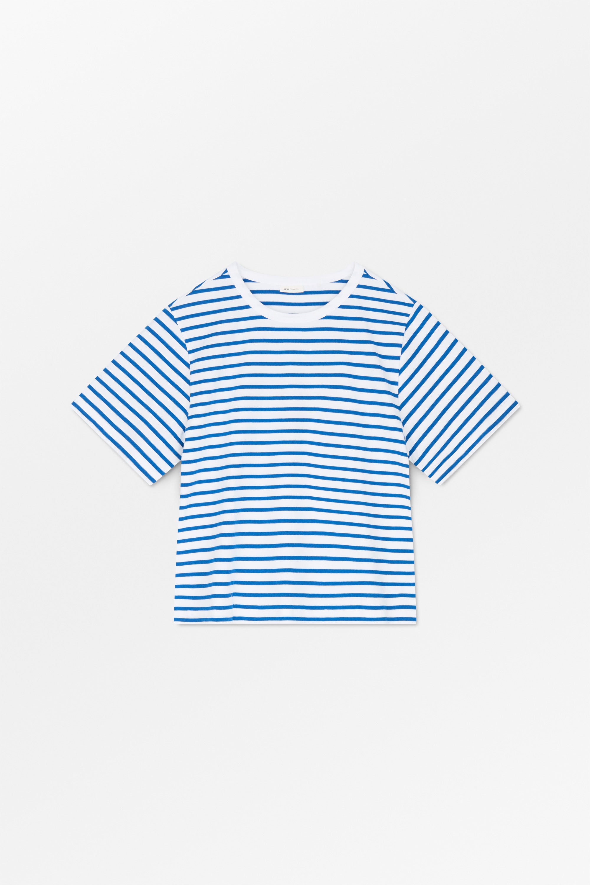 Skall Studio Boyfriend tee Tee Classic blue/Optic white stripe