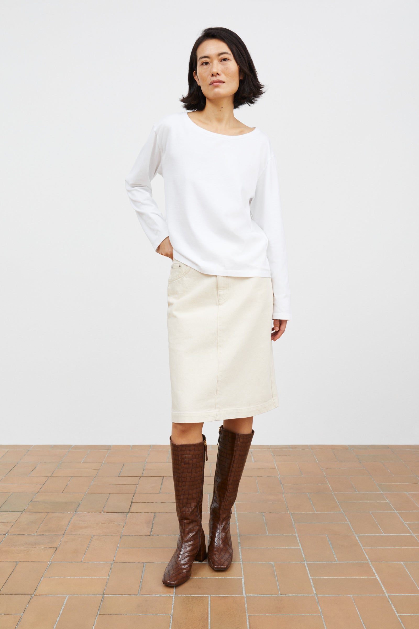 Skall Studio Cali skirt Jeans Ecru