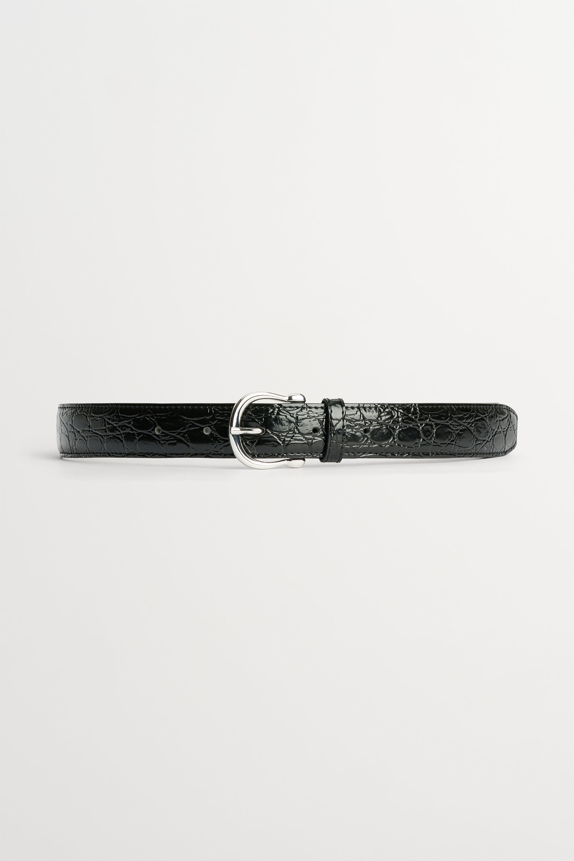 Skall Studio Casual belt Belt Croco black