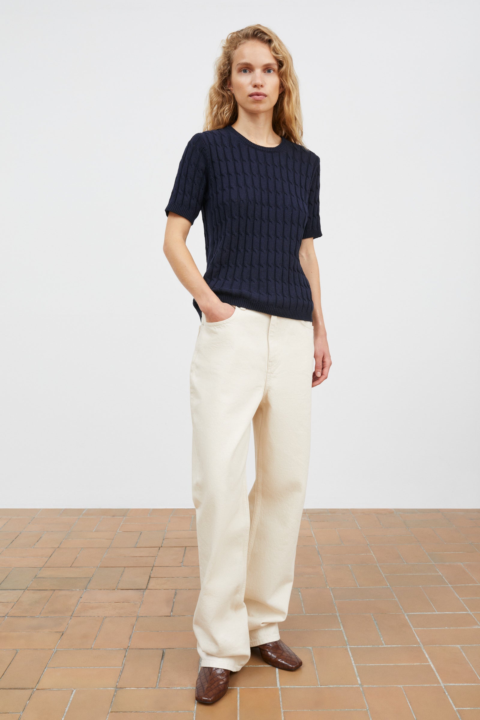 Skall Studio Cathrine tee Jumper Dark navy