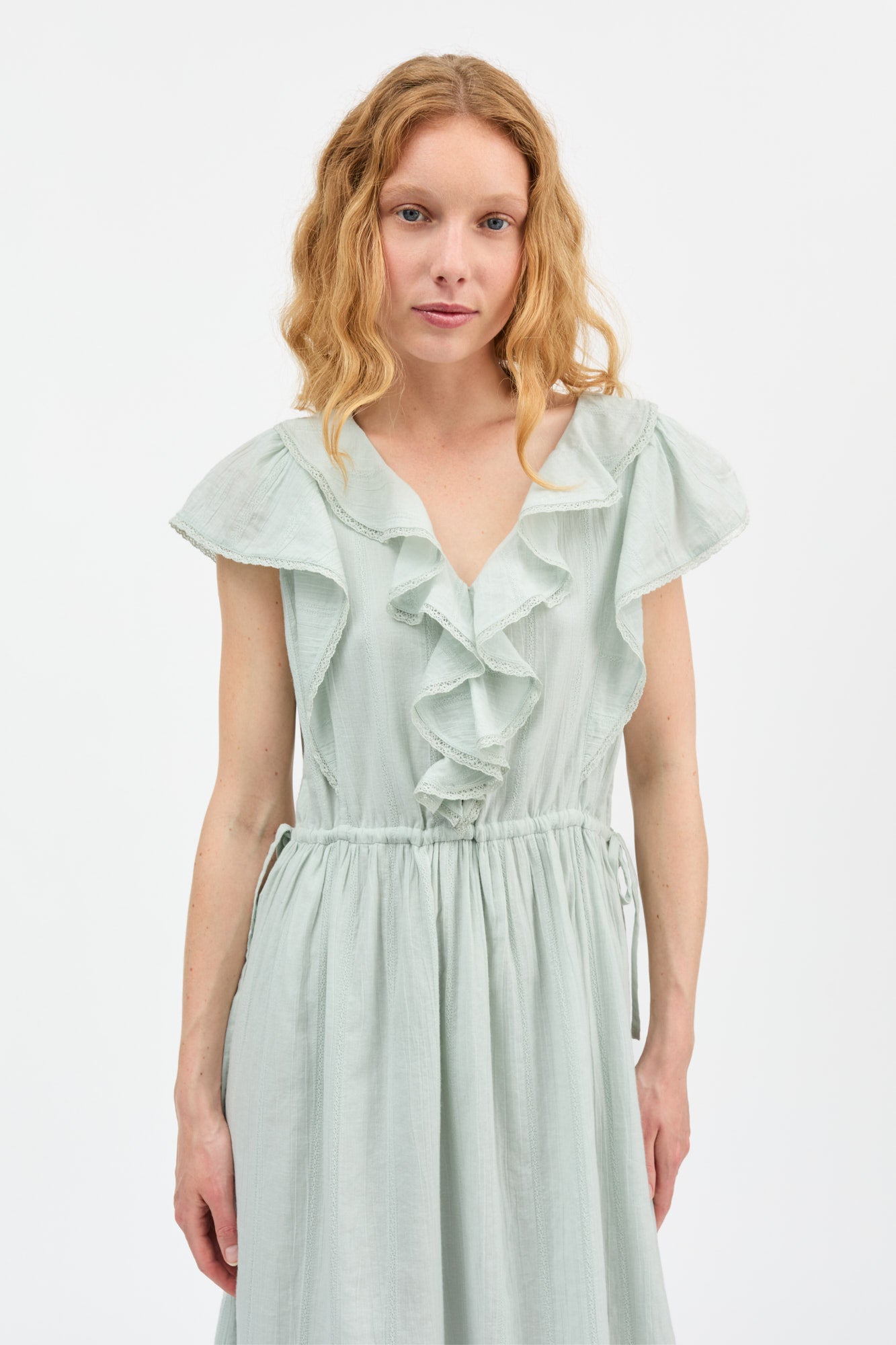 Clea dress - Light aqua Skall Studio UK Clea dress - Light aqua Skall Studio UK