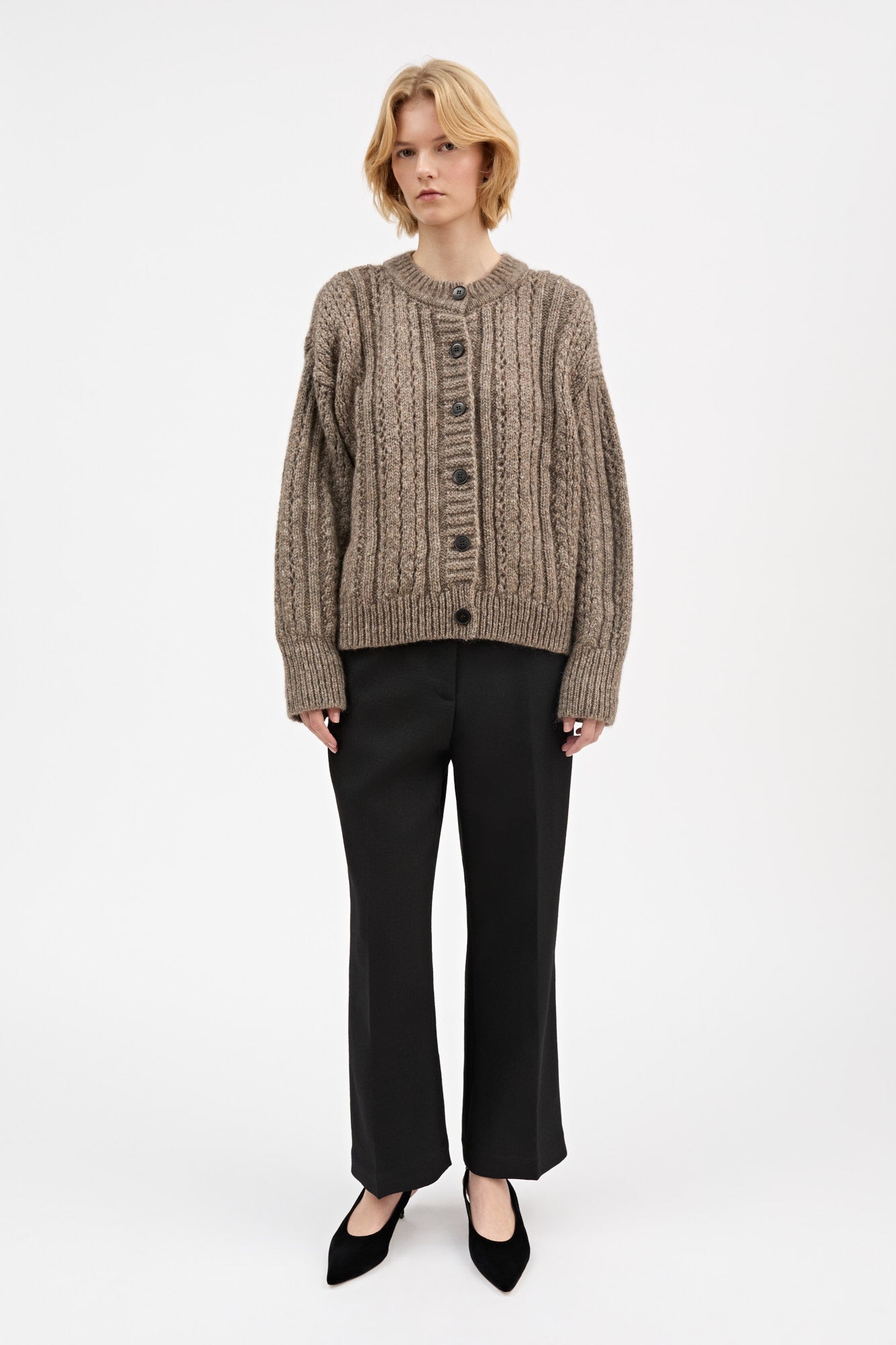 Skall Studio Dagmar cardigan Cardigan Light brown