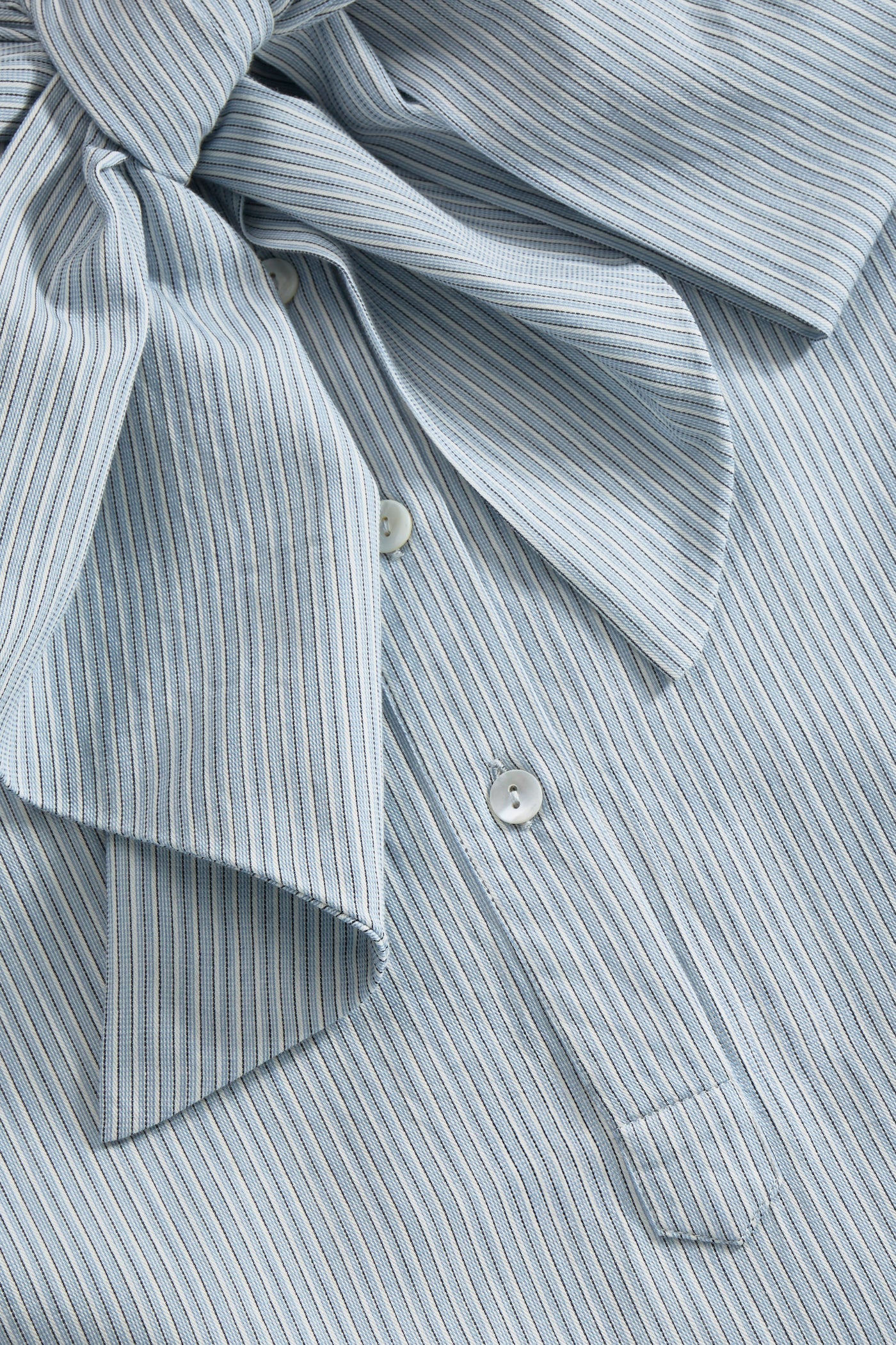 Skall Studio Dalia bow dress Dress Tiny blue stripe