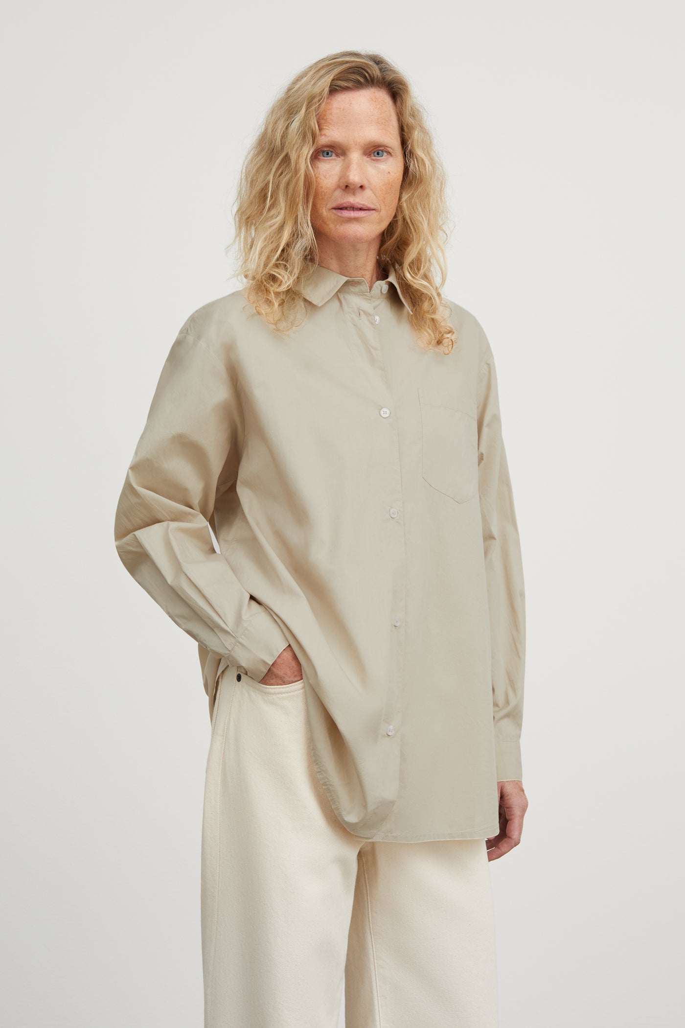 Skall Studio Edgar Shirt Shirt Light grey