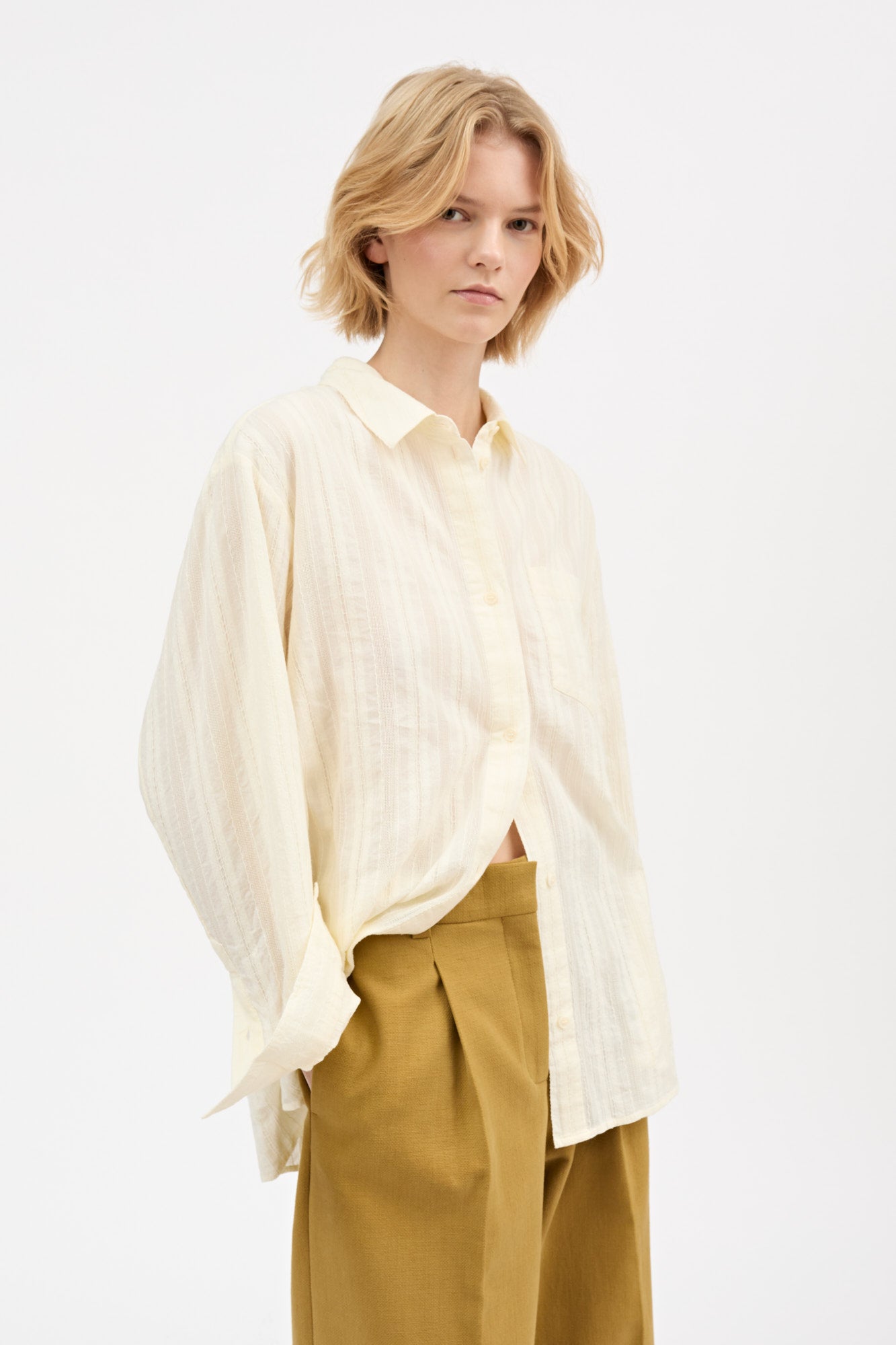 Skall Studio Edgar shirt Shirt Light Cream