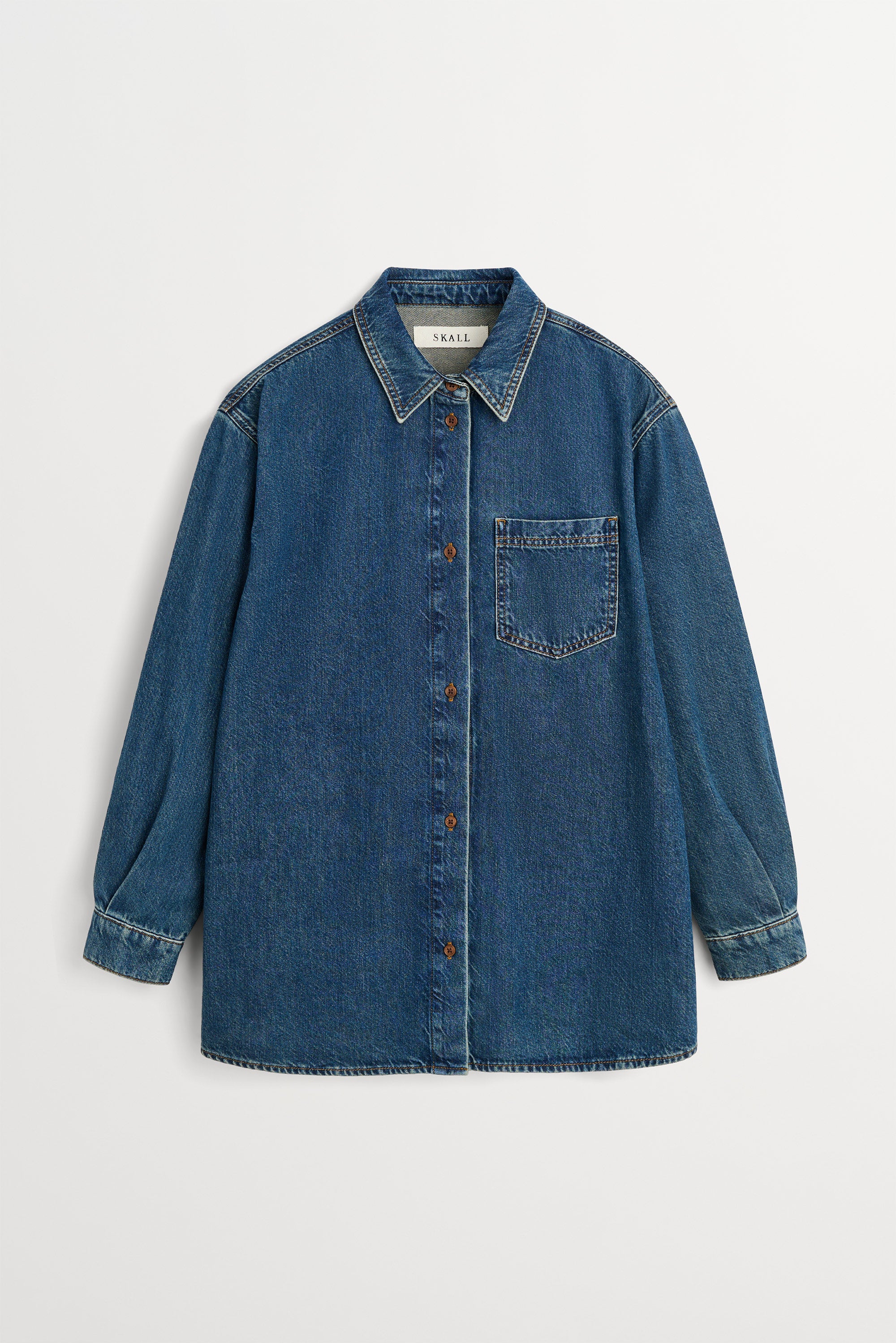 Skall Studio Edgar shirt Shirt Washed dark blue