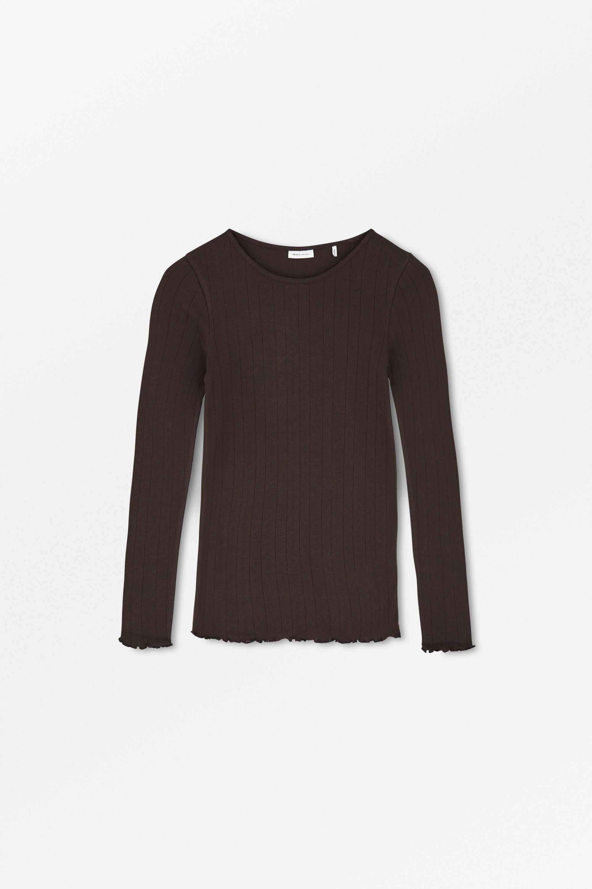 Skall Studio Edie blouse Tee Dark brown