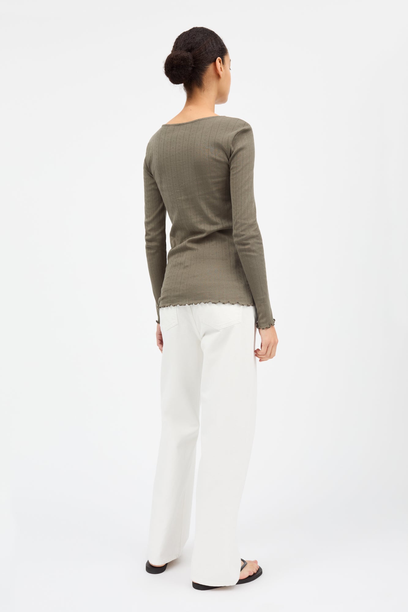 Skall Studio Edie blouse Tee Olive