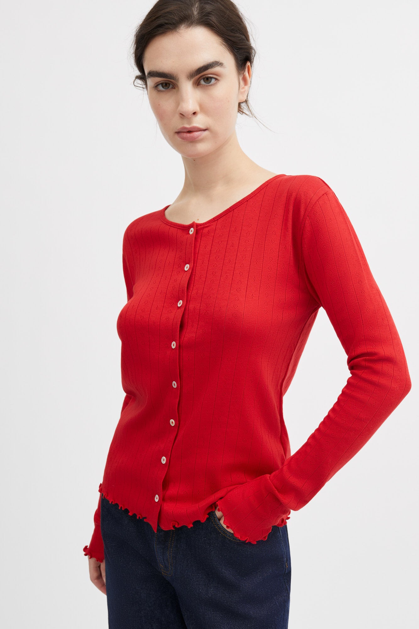 Skall Studio Edie cardigan Cardigan Aurora red