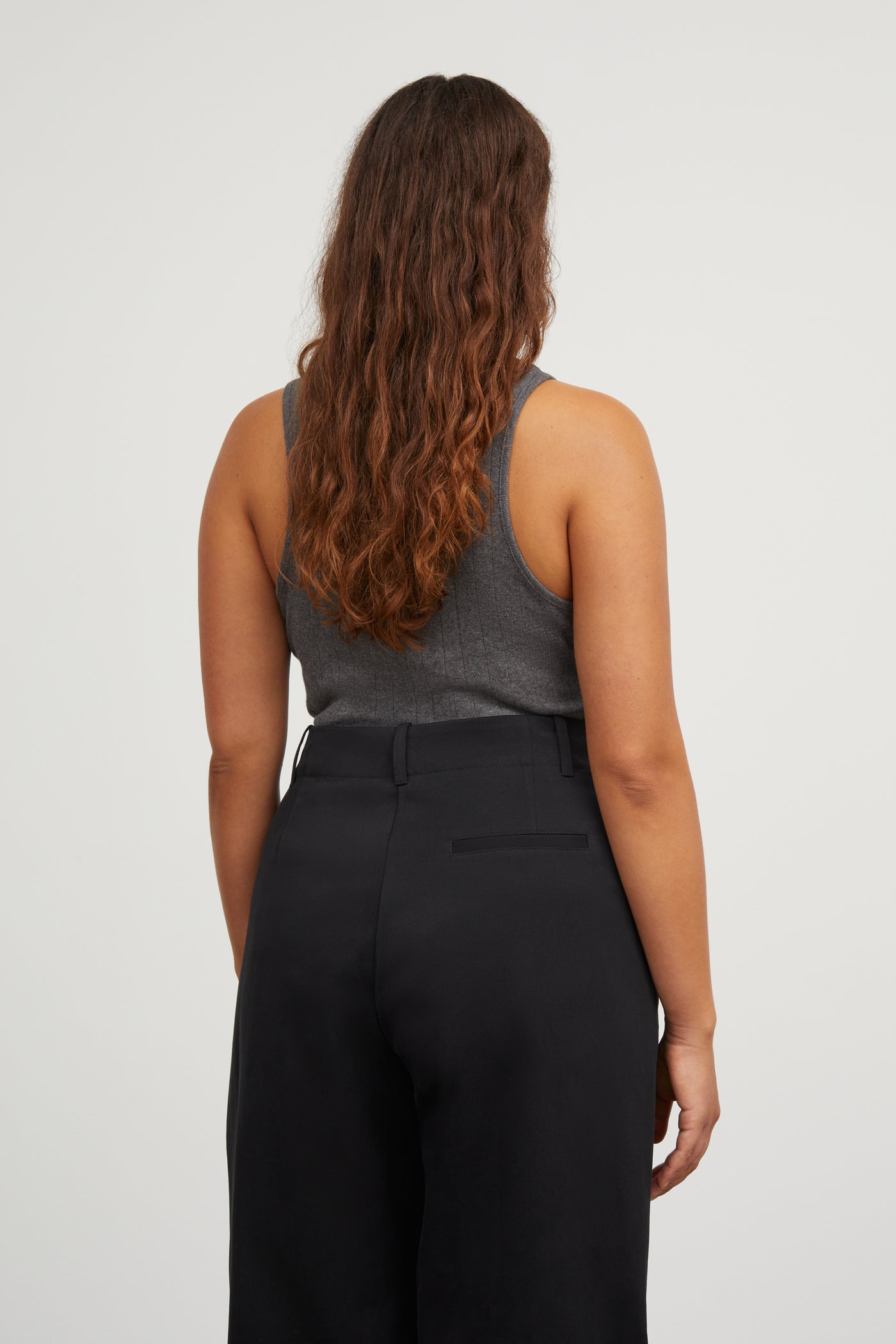 Skall Studio Edie tank top Tank top Dark grey melange