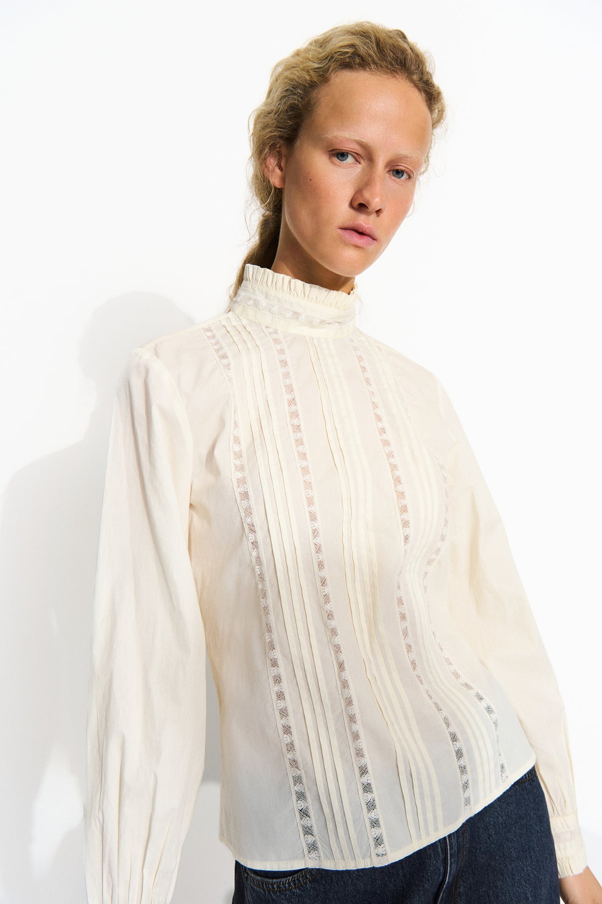 Skall Studio Edith blouse Blouse Light Cream