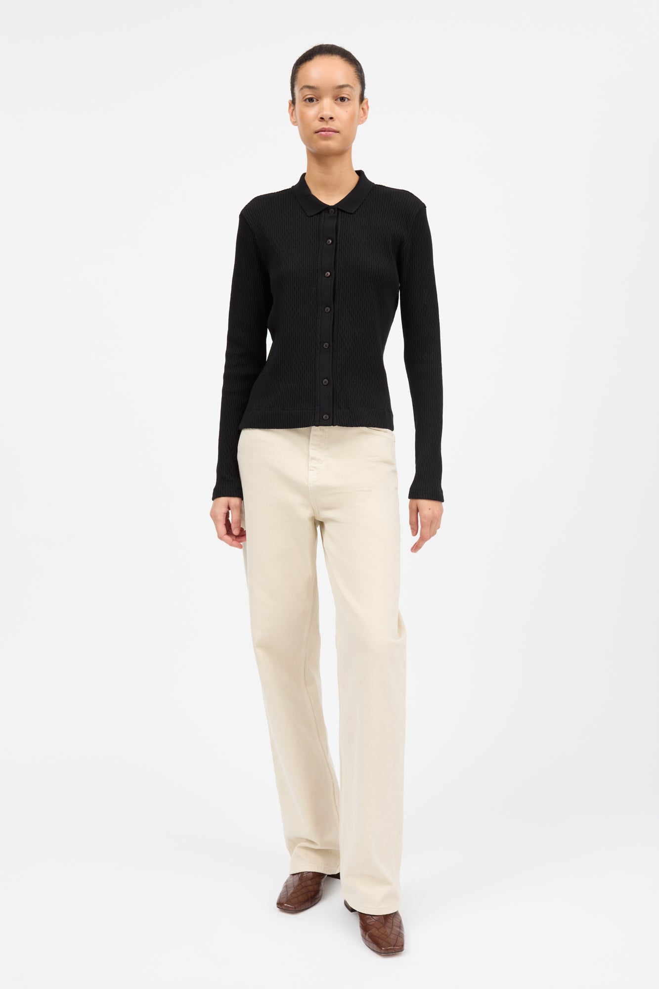 Skall Studio Eli cardigan Top Black