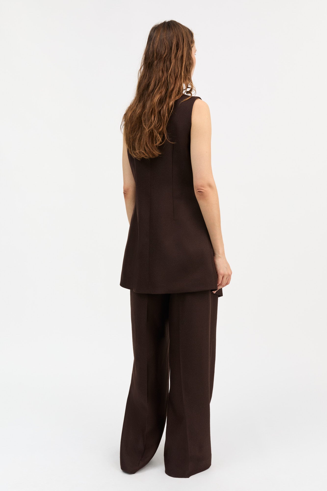 Skall Studio Erin waistcoat Waistcoat Dark brown