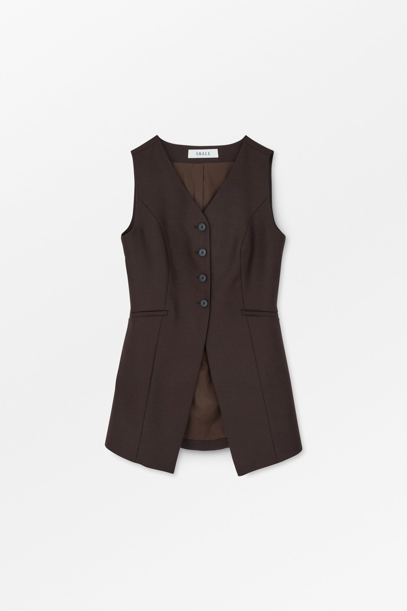 Skall Studio Erin waistcoat Waistcoat Dark brown