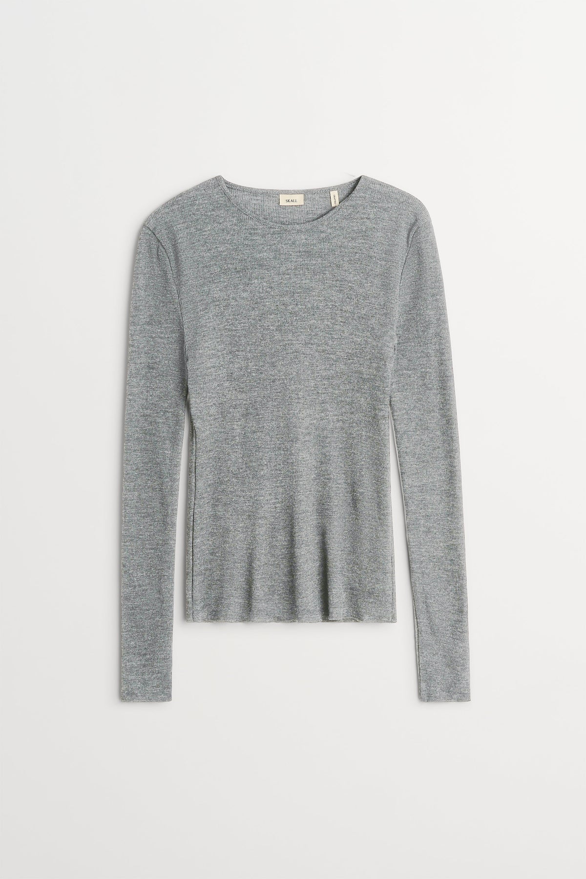 Skall Studio Fae o-neck blouse Jumper Light grey mélange