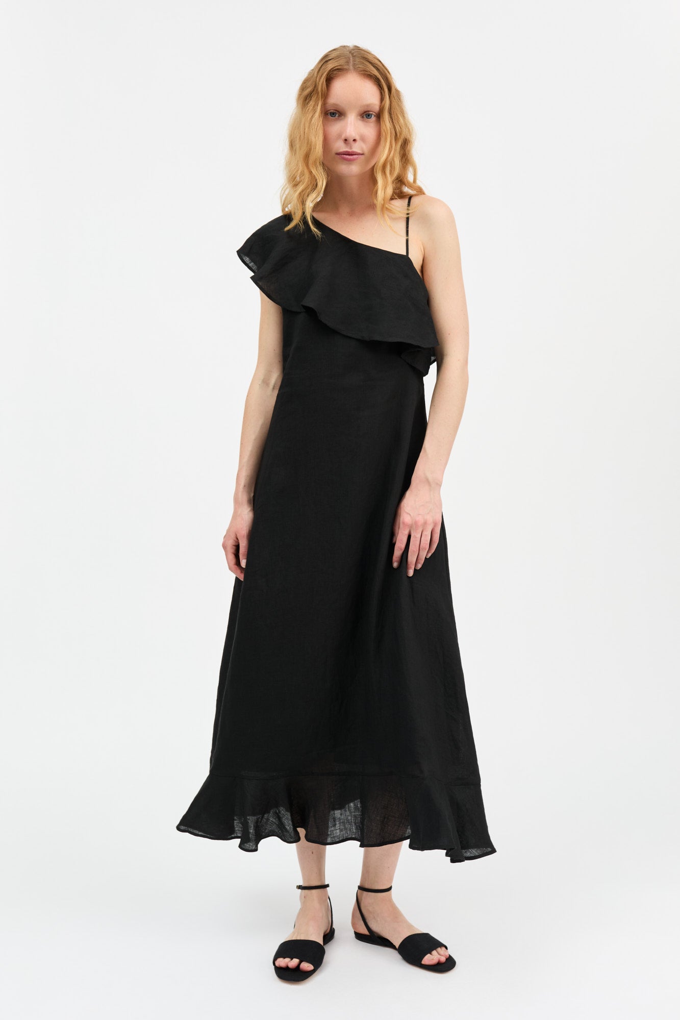 Skall Studio Fiore offshoulder dress Dress Black