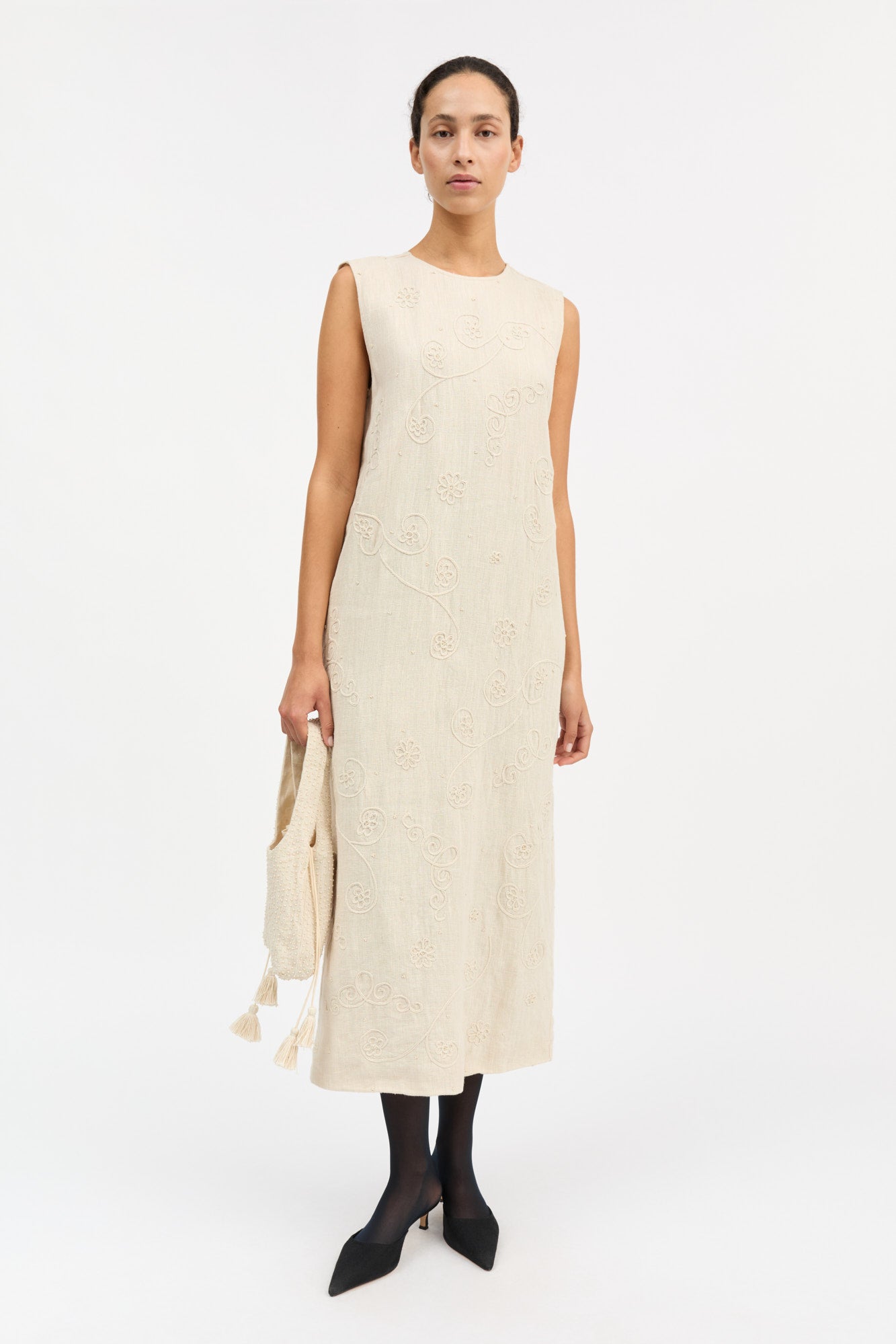 Skall Studio Fountain dress Dress Ecru