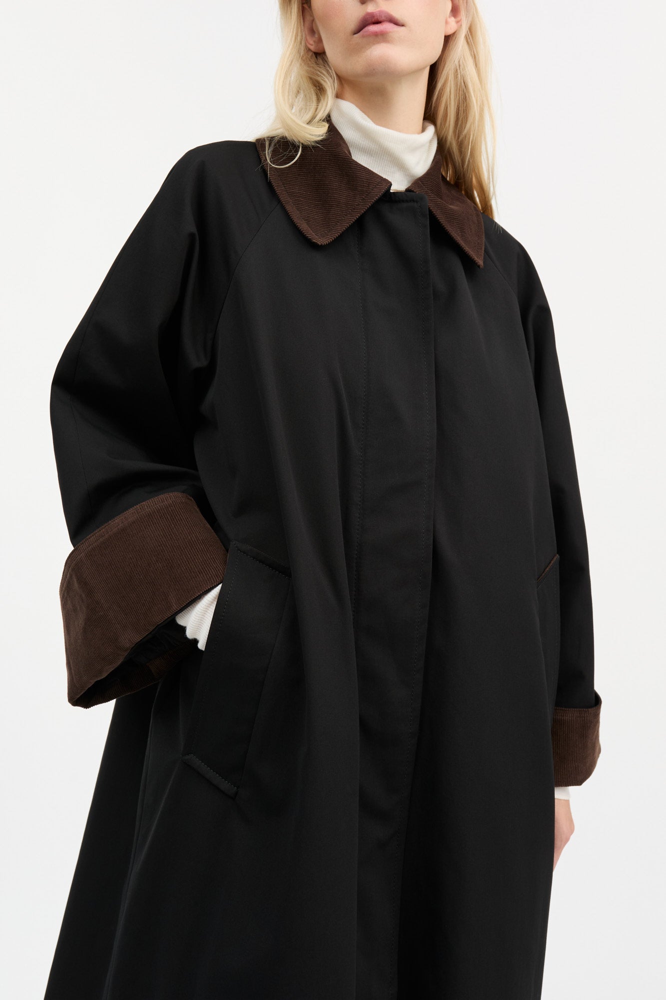 Skall Studio Gaby coat Coat Black/Brown