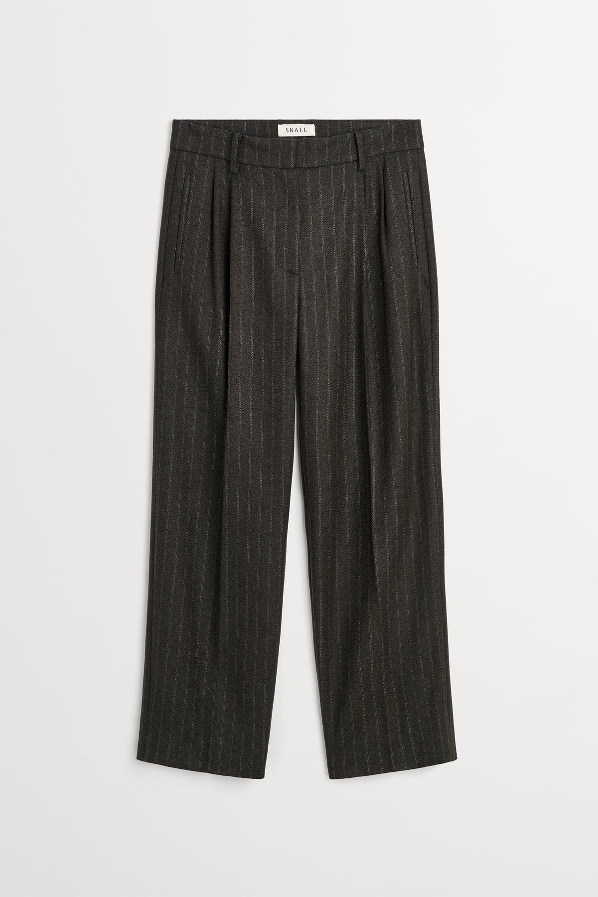 Skall Studio Harry trousers Pants Brown/Black pinstripe