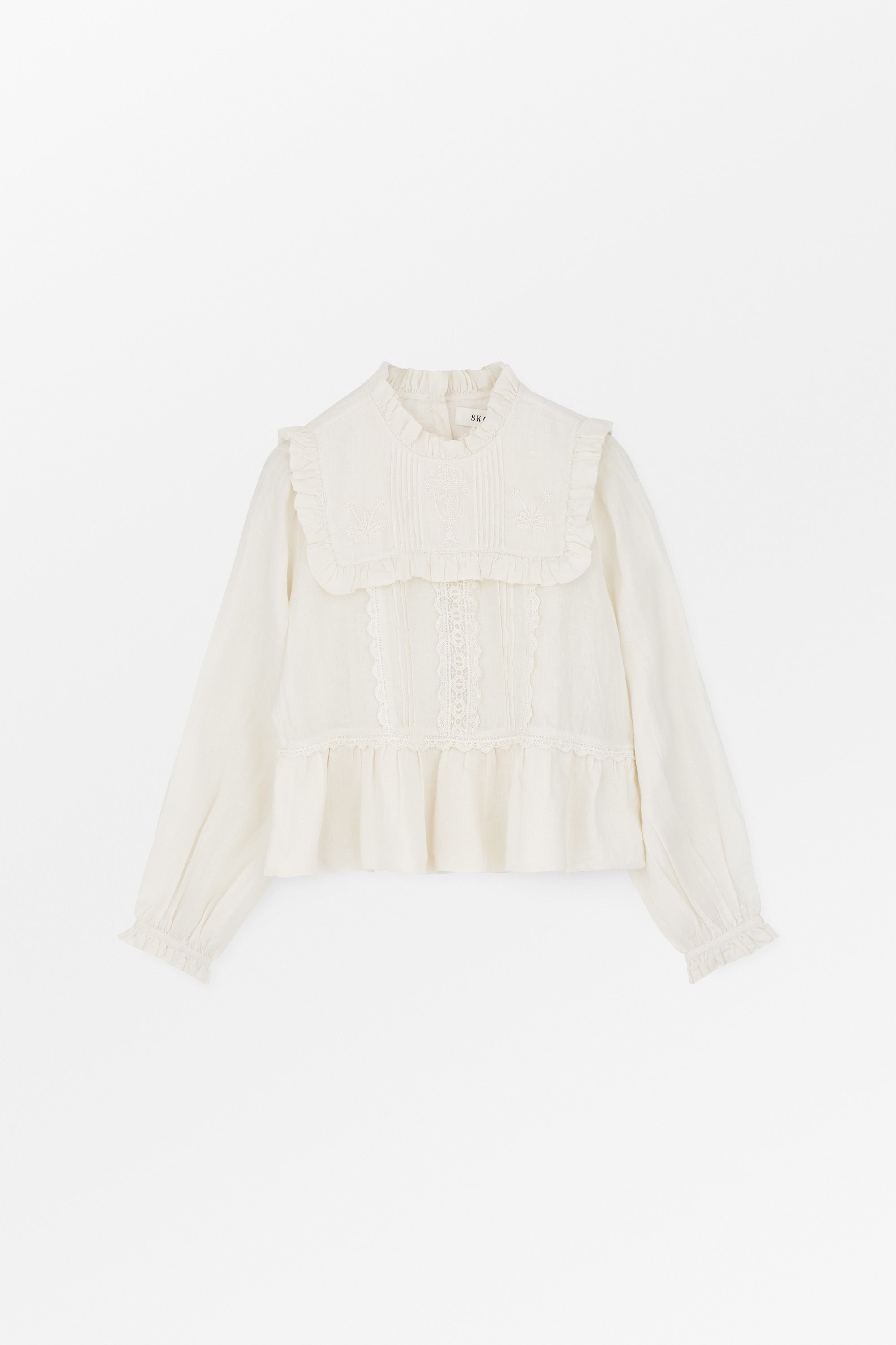 Skall Studio Jardin blouse Blouse Ecru