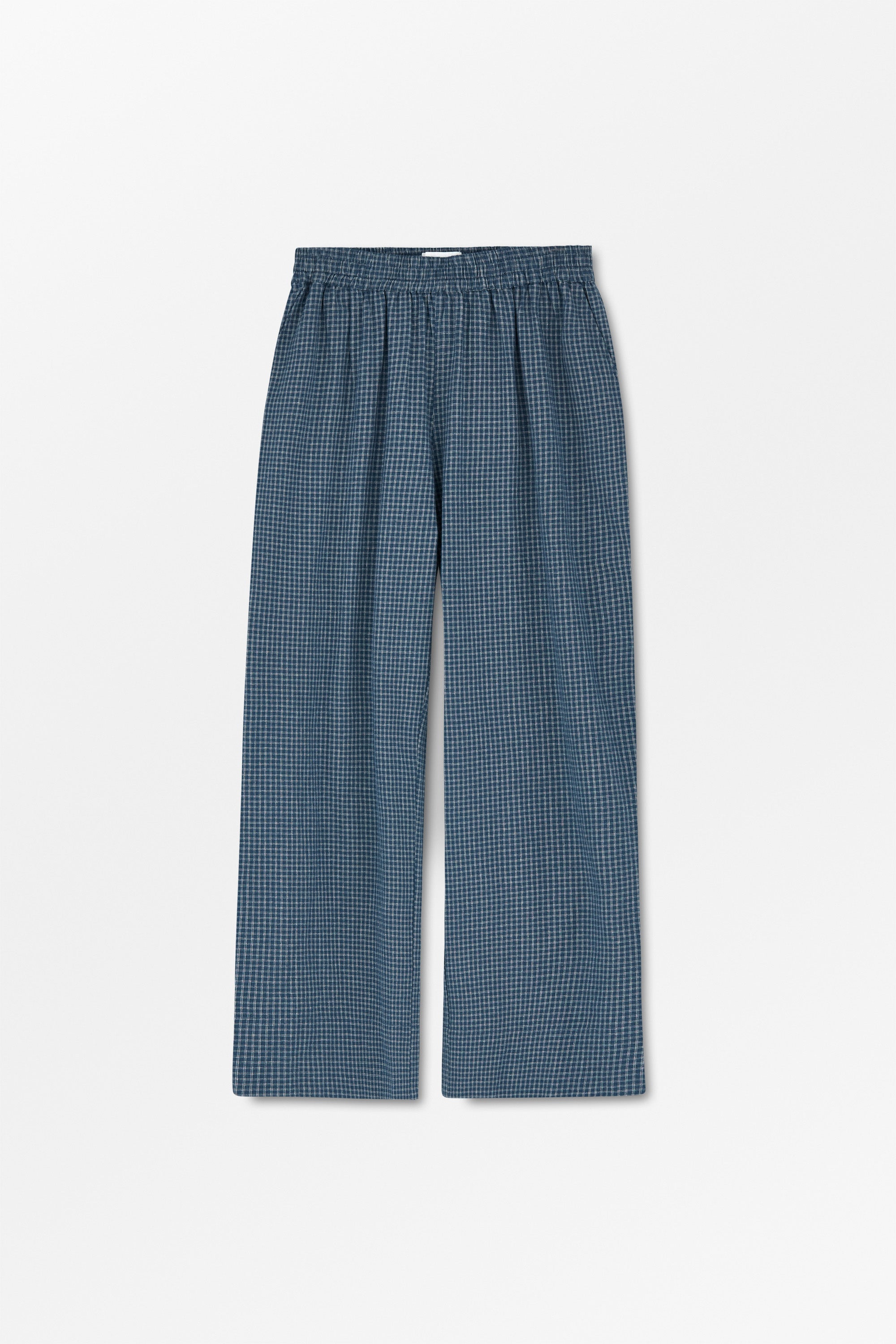Skall Studio Jasmine pants Pants Blue/Cream mini check