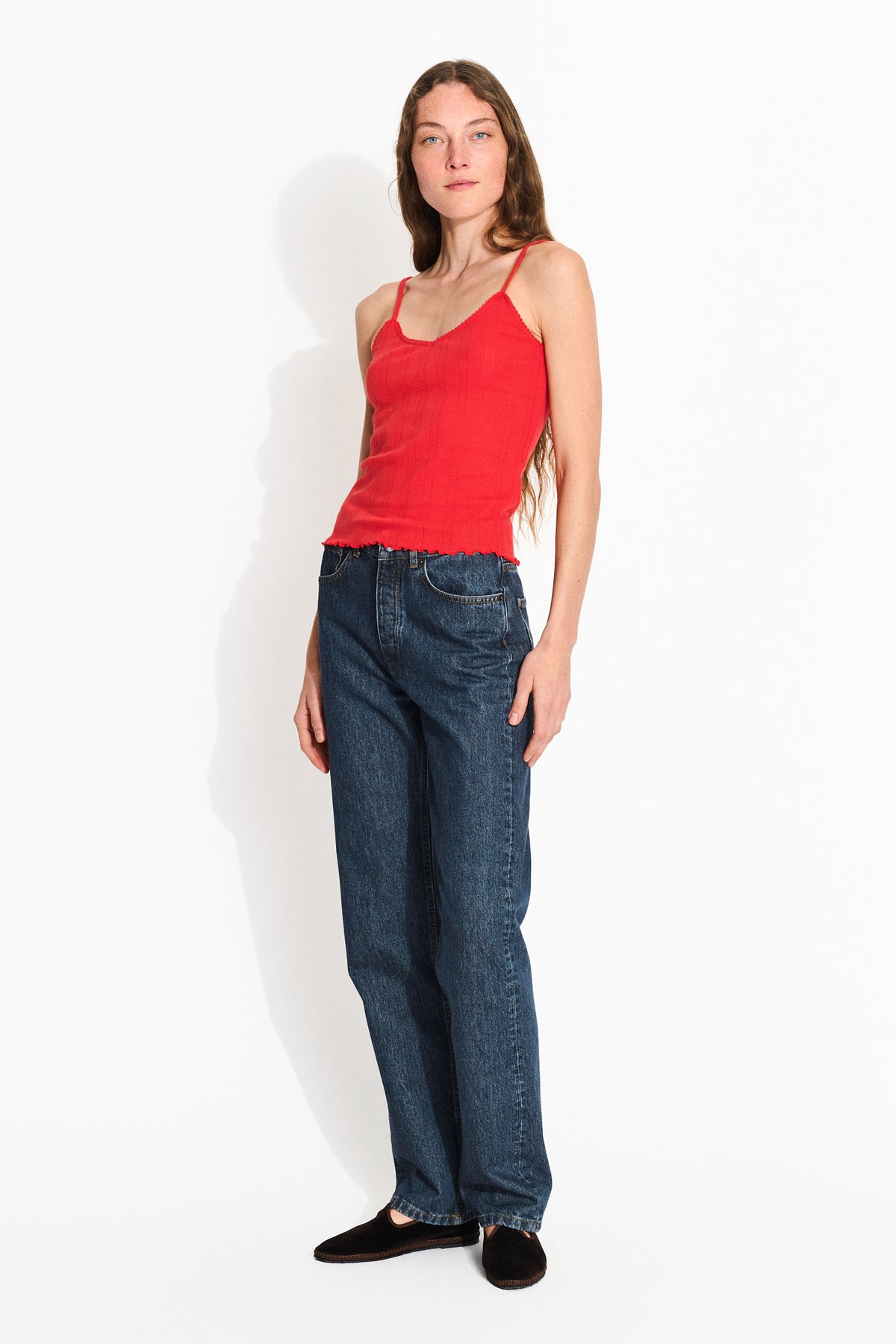 Skall Studio June singlet Top Bright red