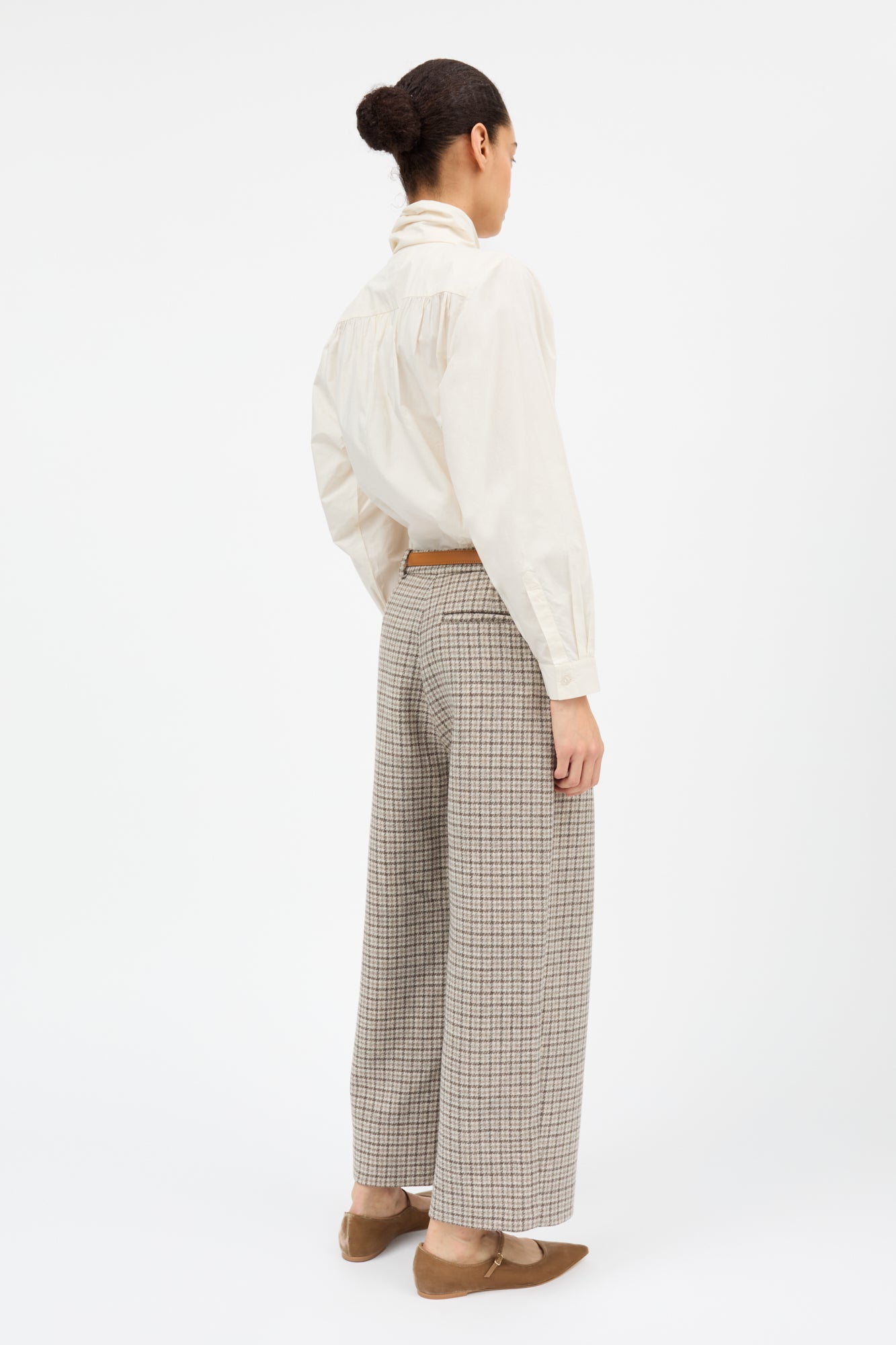 Skall Studio Lady bow shirt Shirt Ivory