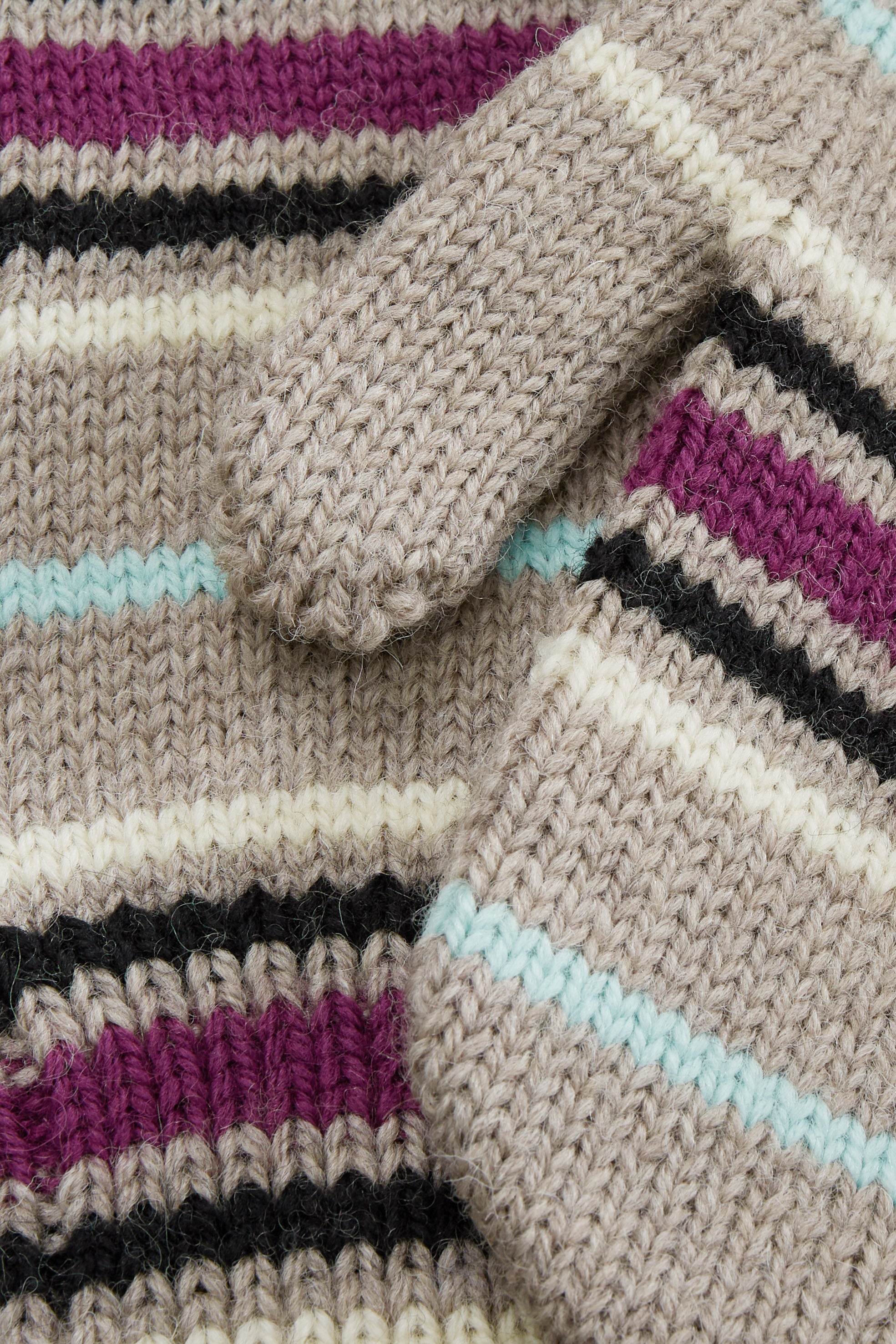 Skall Studio Laura mittens Mittens Brown mélange/Multi