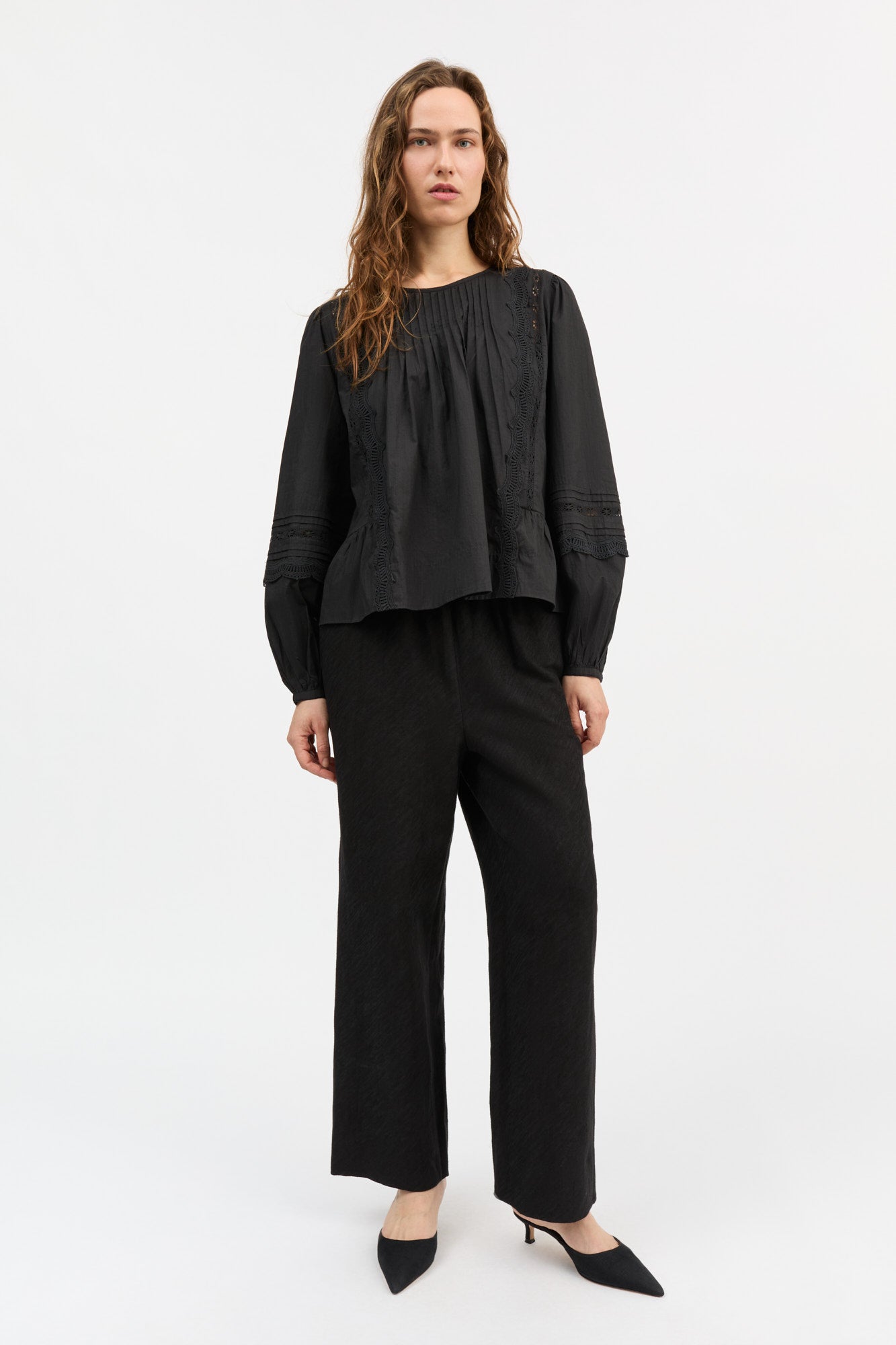 Skall Studio Leaf blouse Blouse Black