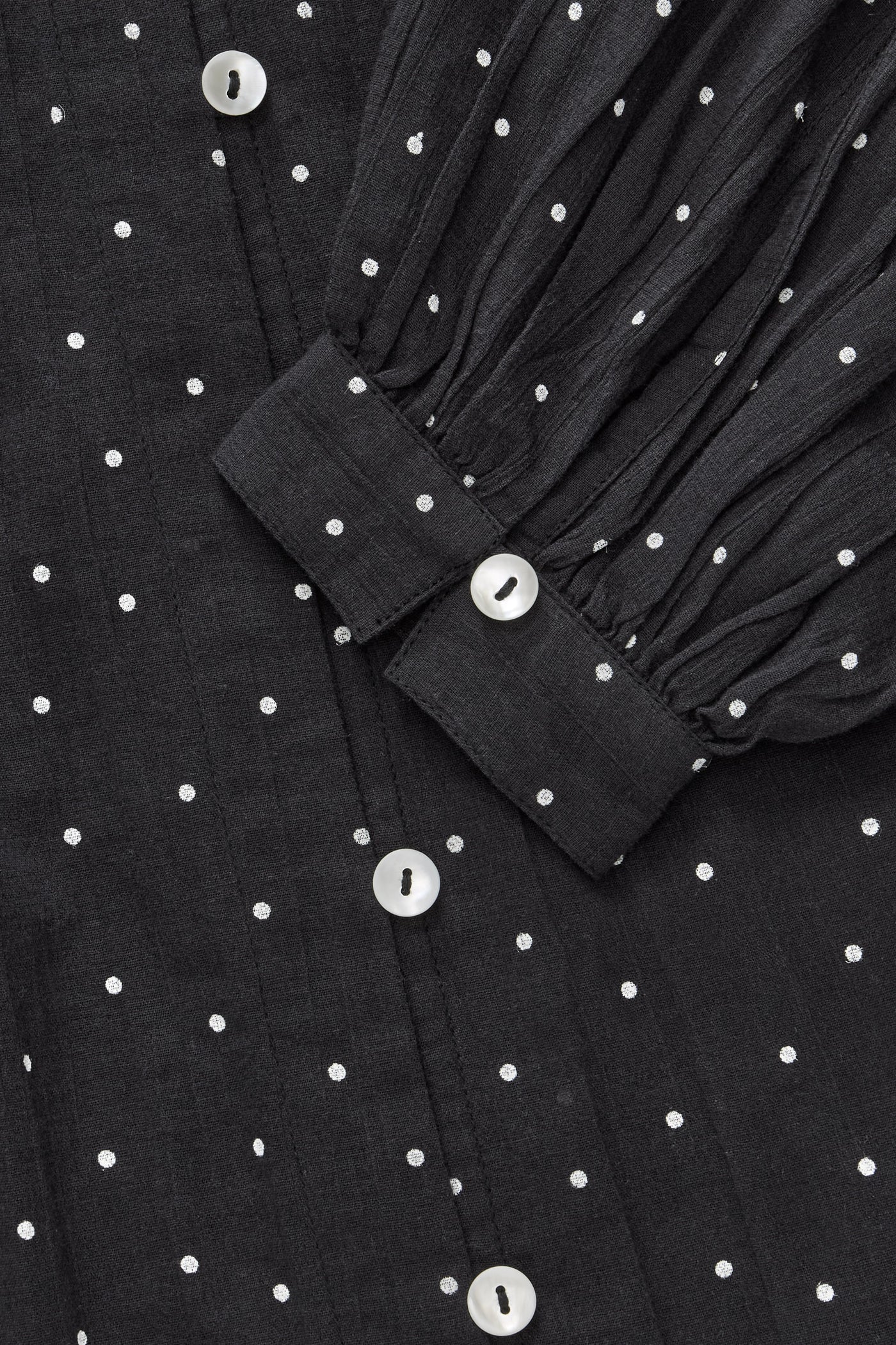 Skall Studio Lilou shirt Shirt Black/White dot