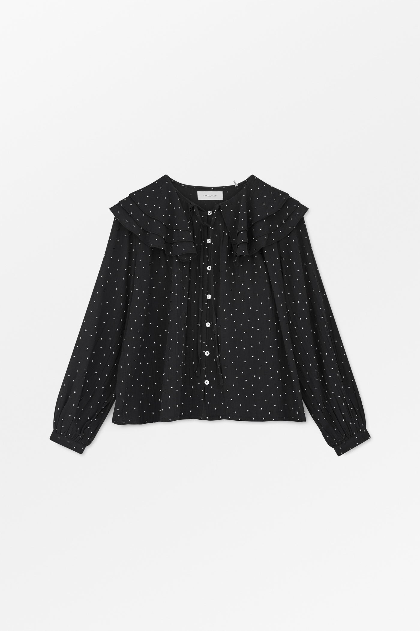 Skall Studio Lilou shirt Shirt Black/White dot