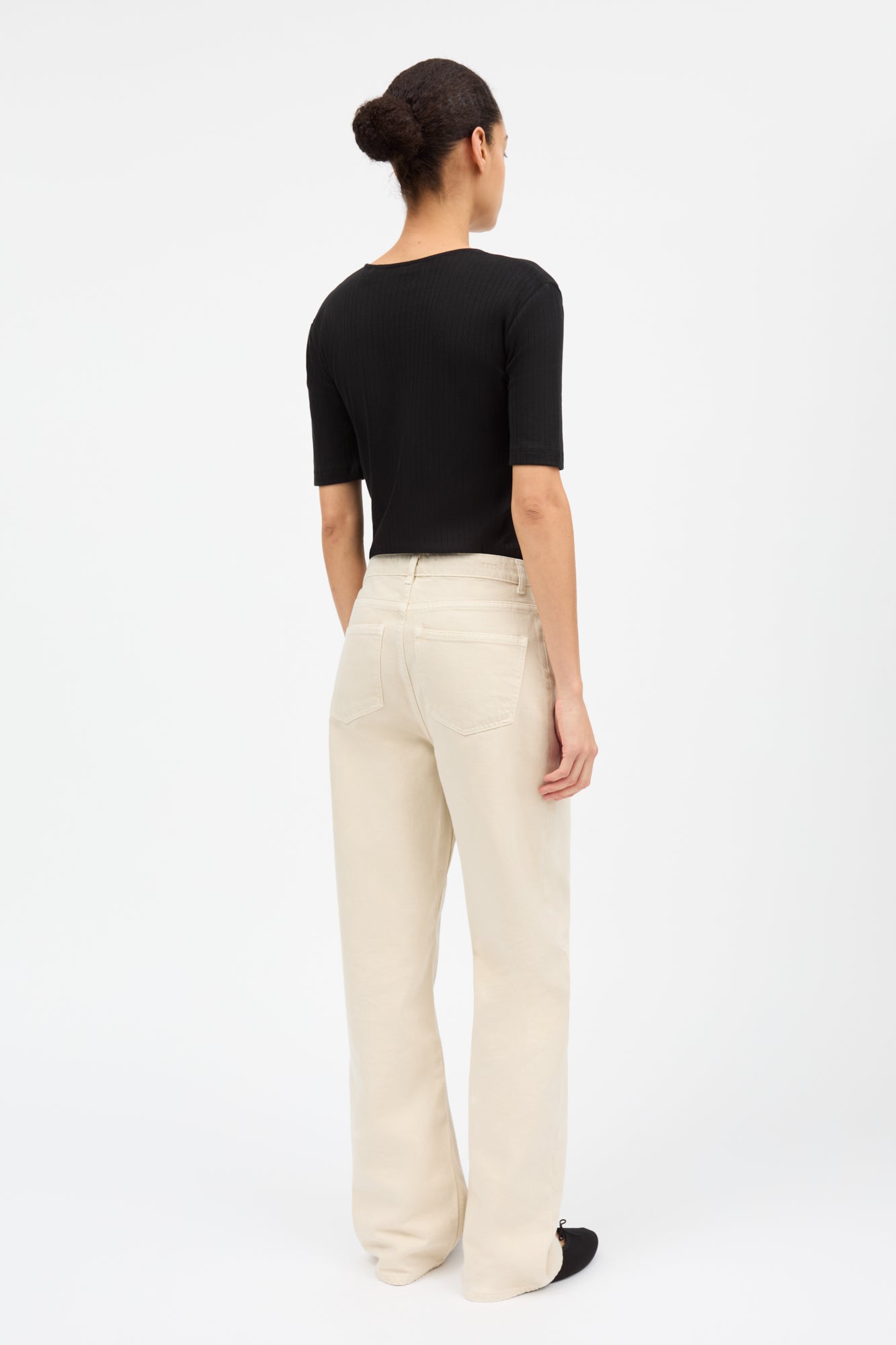 Skall Studio Liv henley tee Tee Black