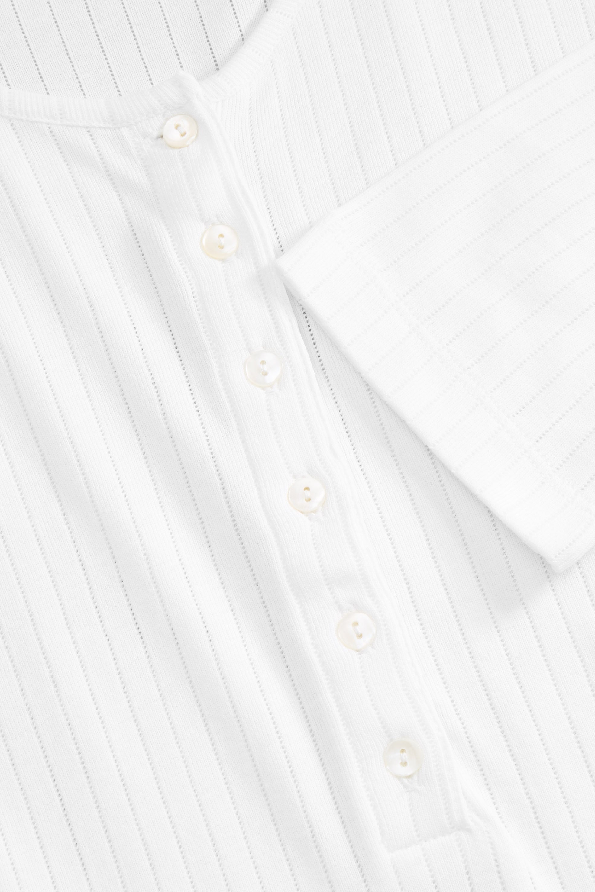 Skall Studio Liv henley tee Tee Optic white