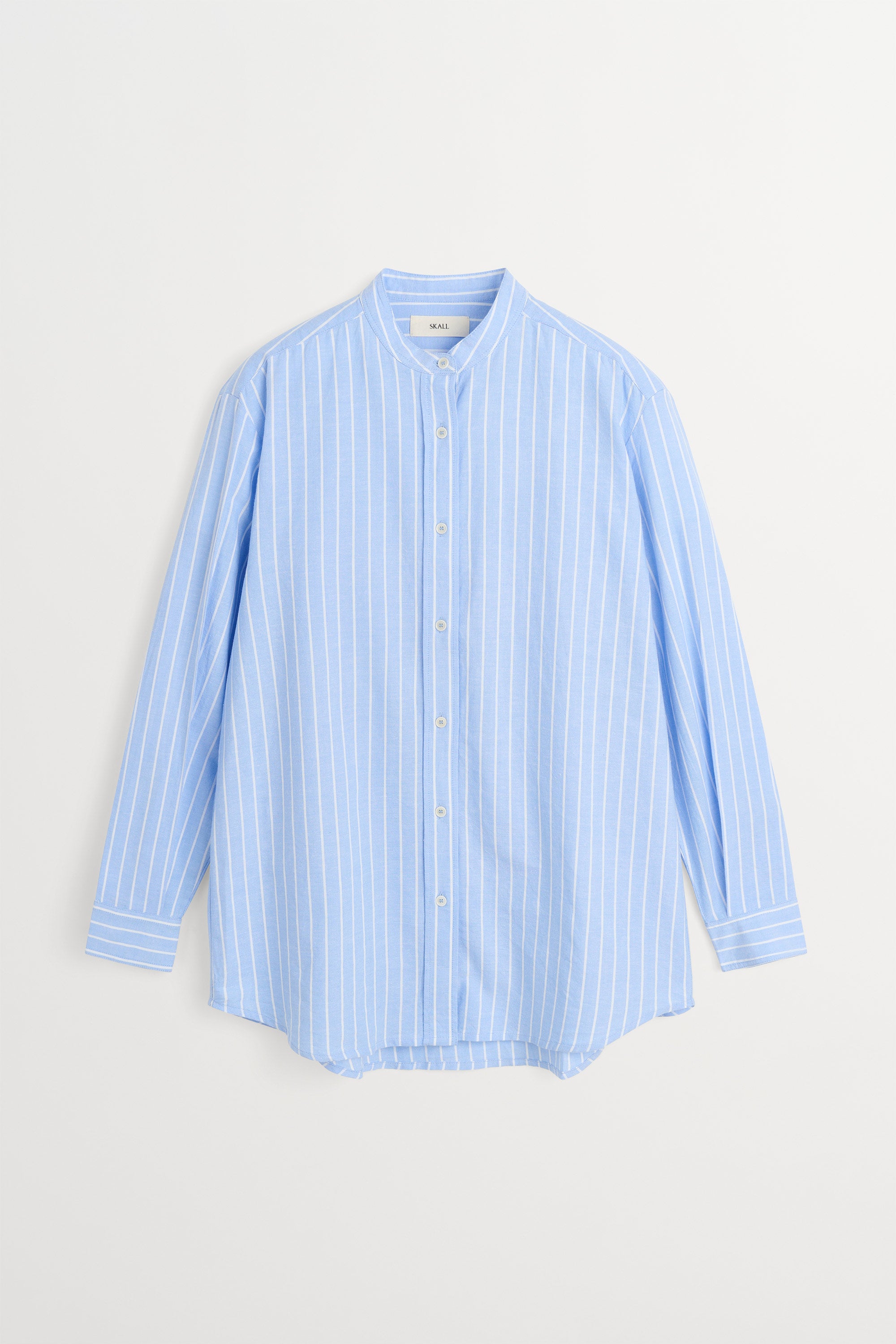 Skall Studio Lorenzo shirt Shirt Light blue/Off-white stripe