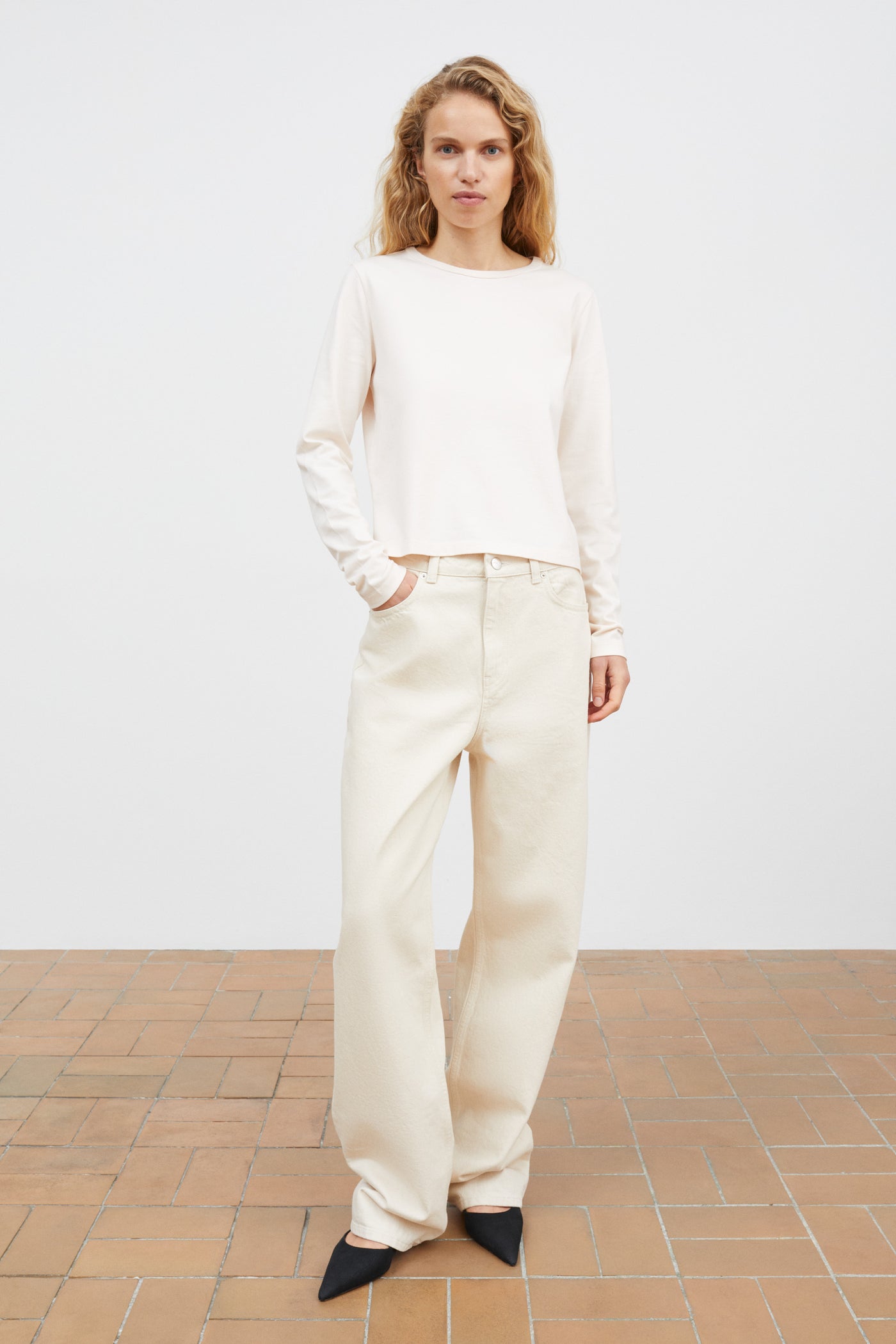 Skall Studio Loui blouse Blouse Pale pink