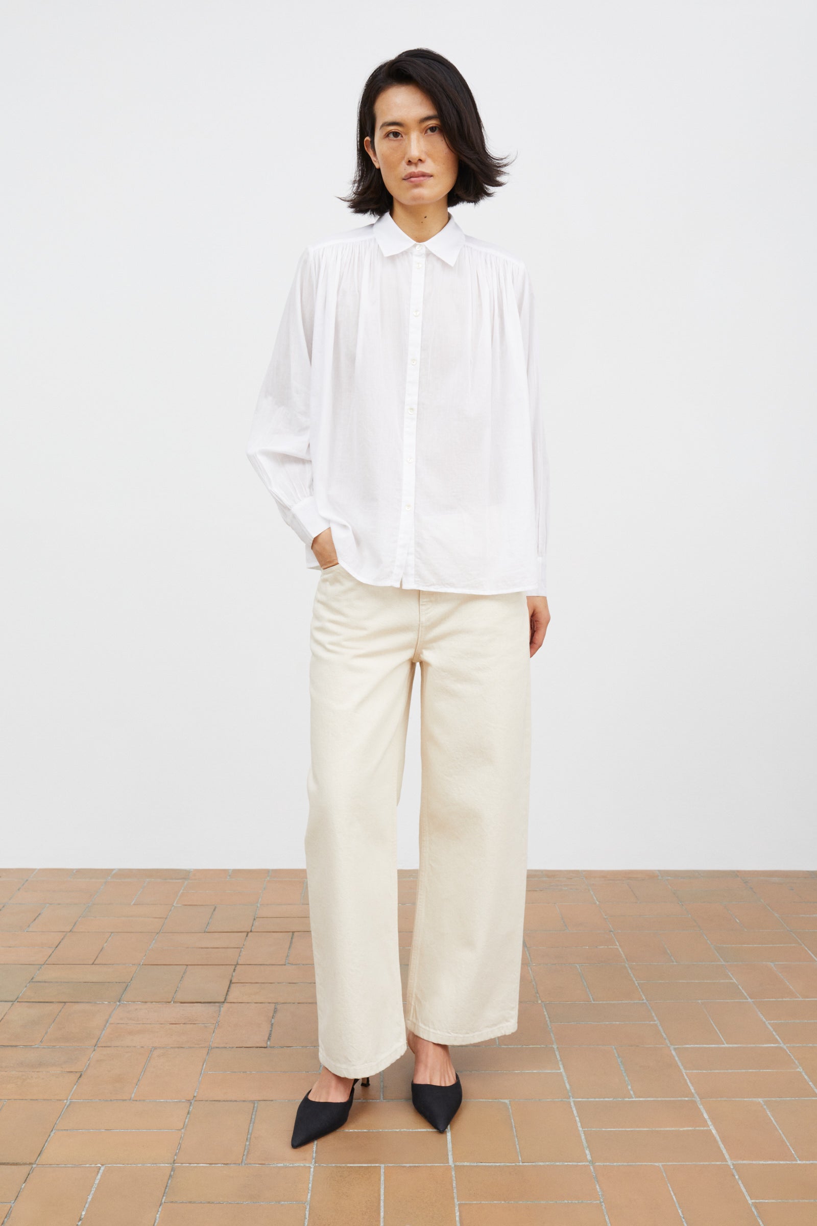 Skall Studio Louise shirt Shirt Optic white
