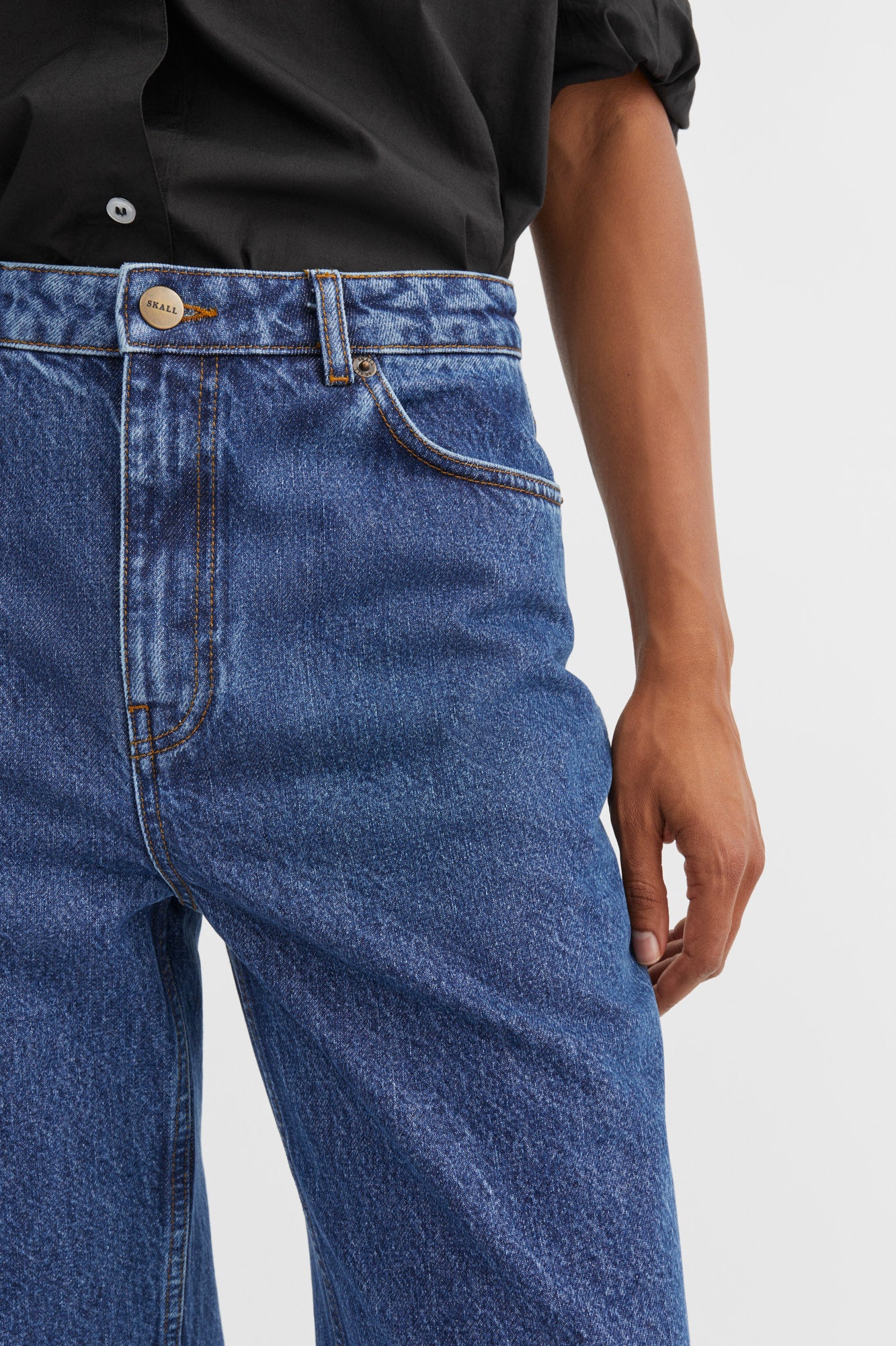 Skall Studio Maddy straight jeans Jeans Mid blue