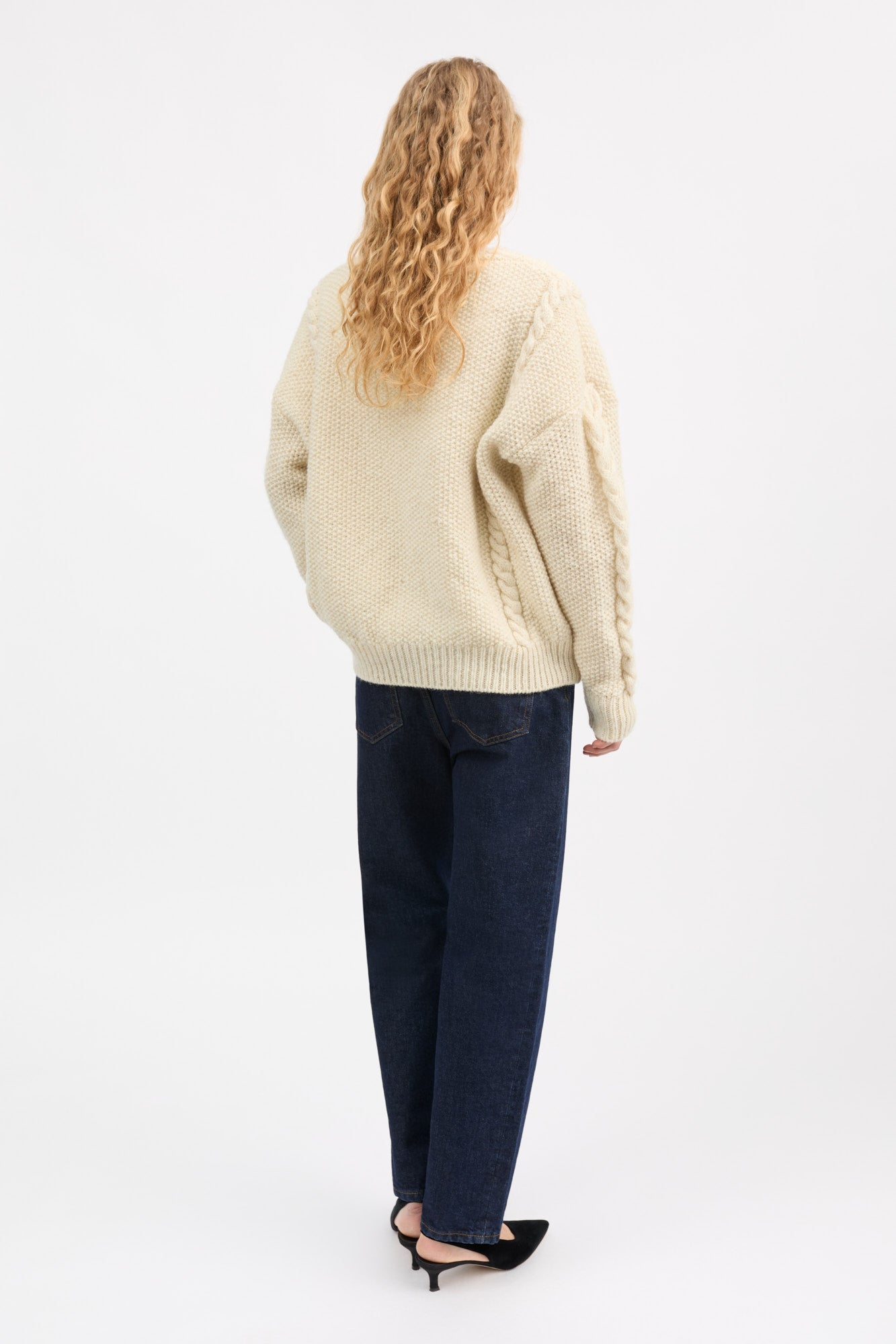 Skall Studio Magda cardigan Knit Off white