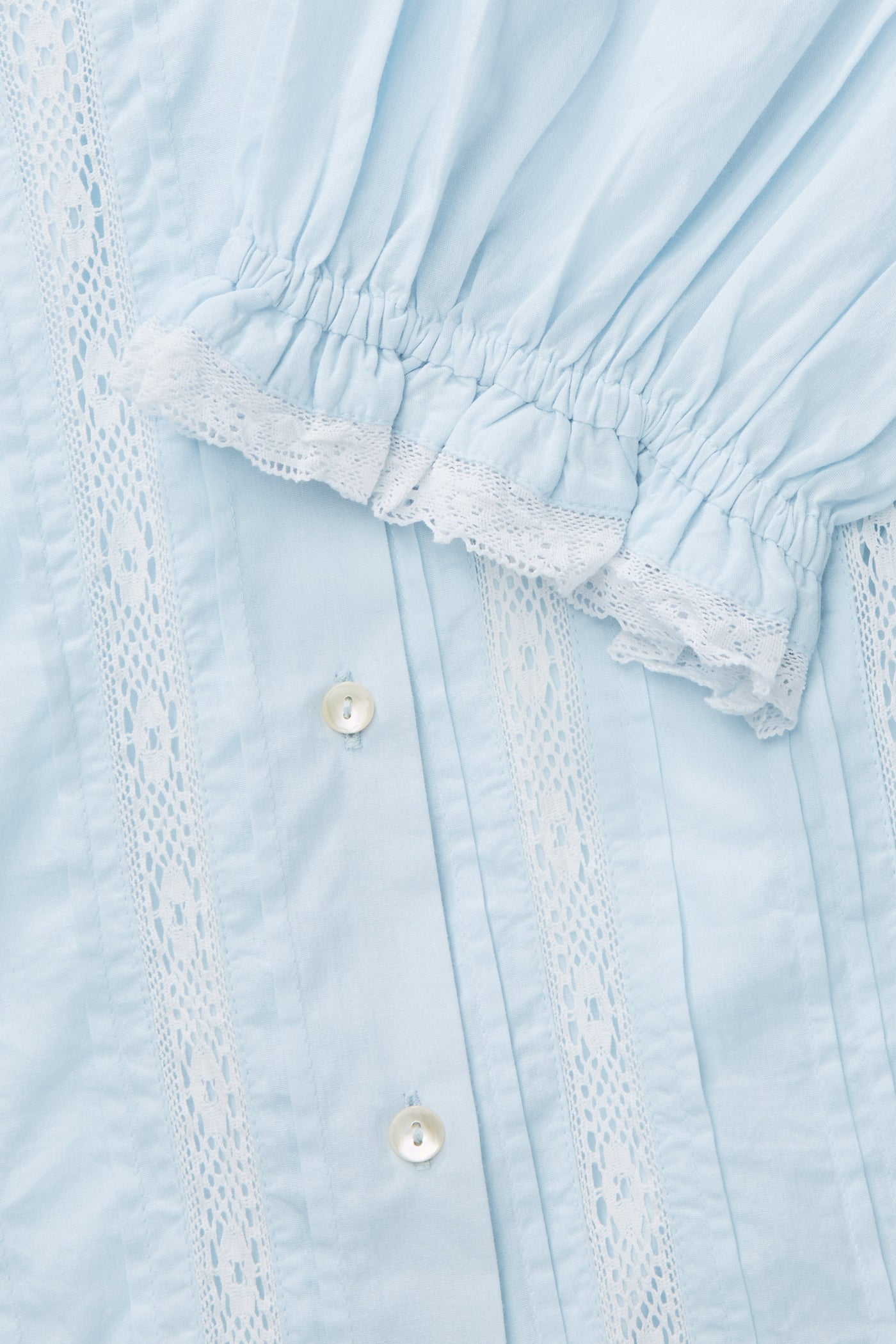 Skall Studio Magnolia short sleeve blouse Blouse Light Blue