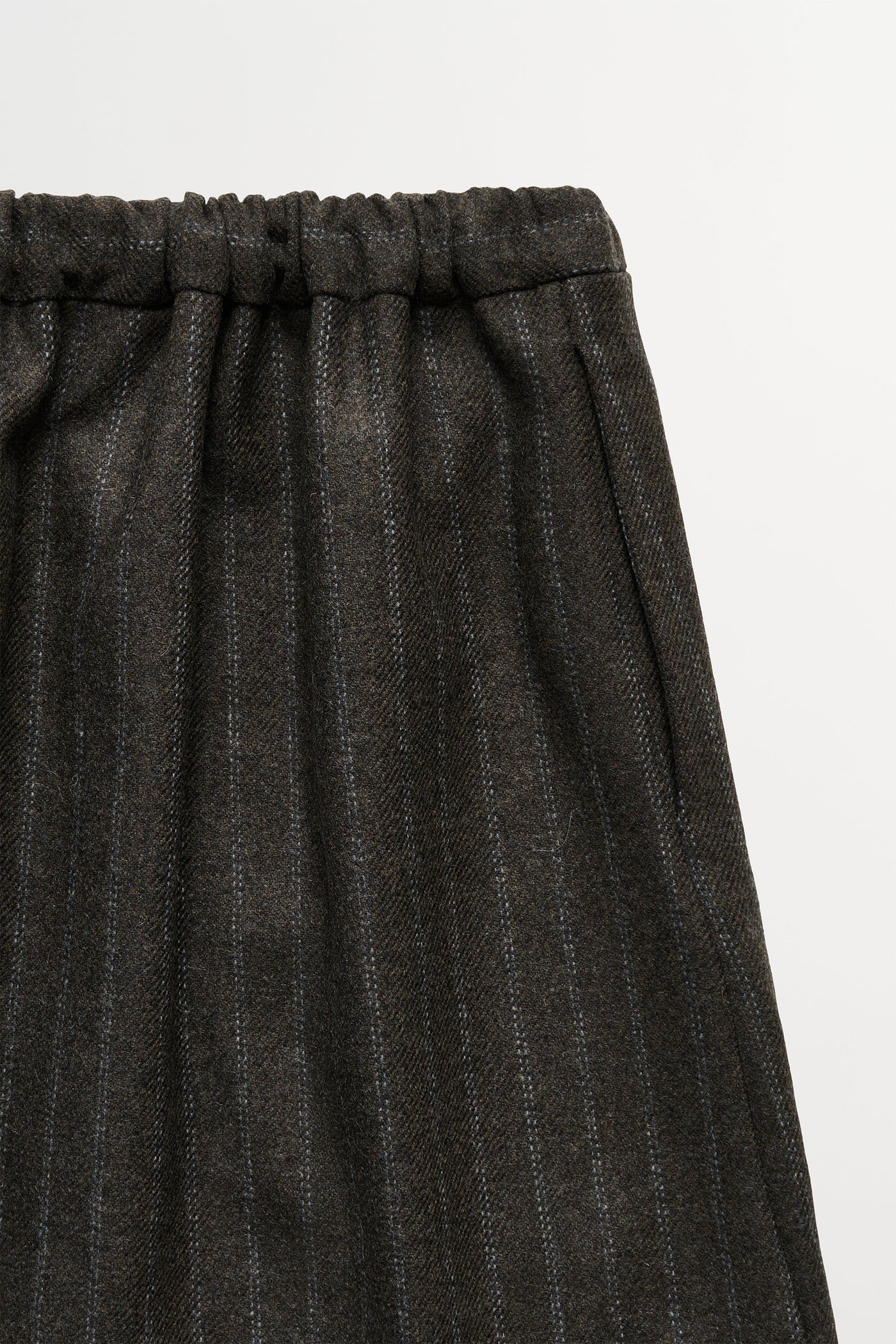 Skall Studio Marcella Skirt Skirt Brown/Black pinstripe
